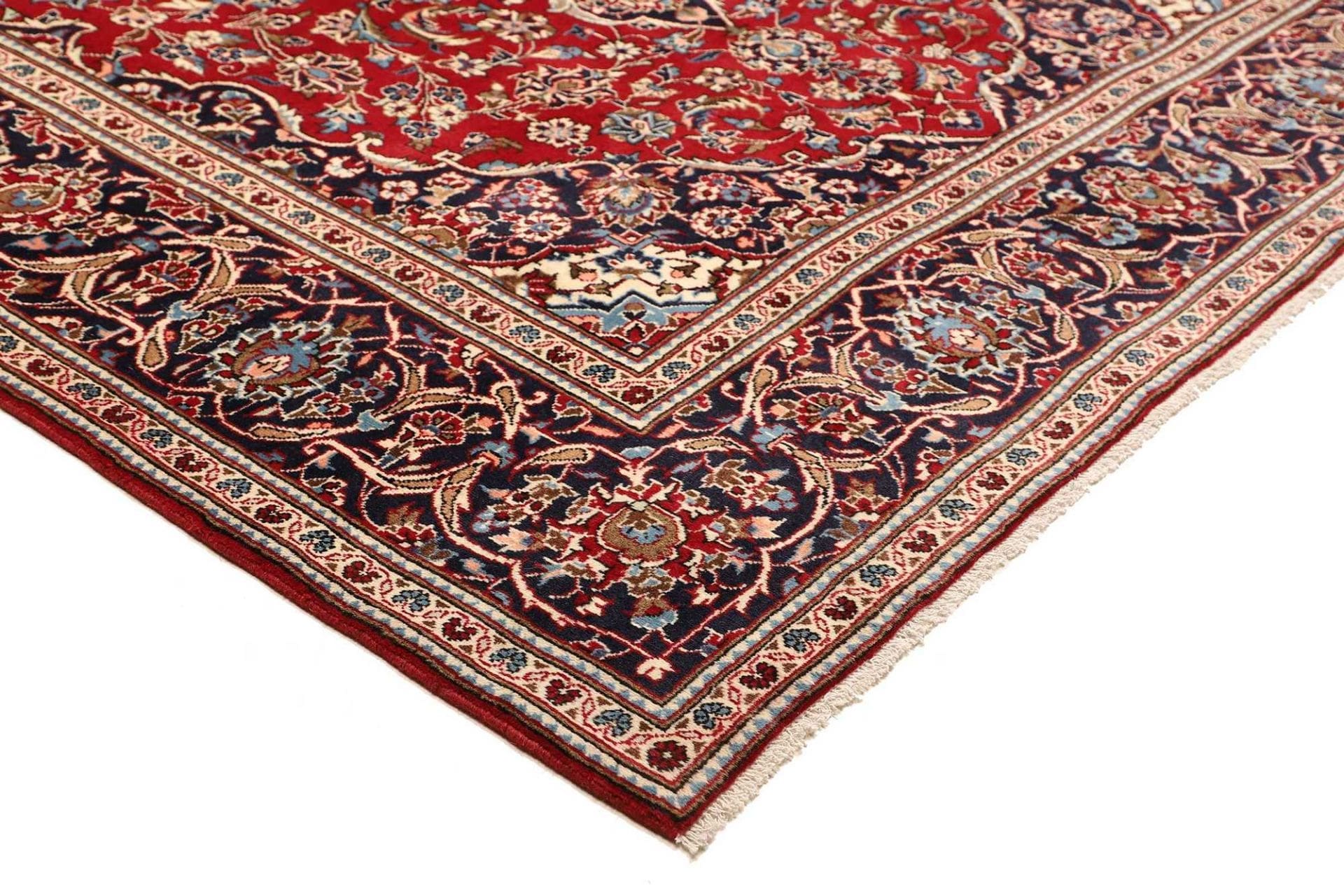 Kashan Perserteppich 203 × 303 cm aus Wolle, handgeknüpft
