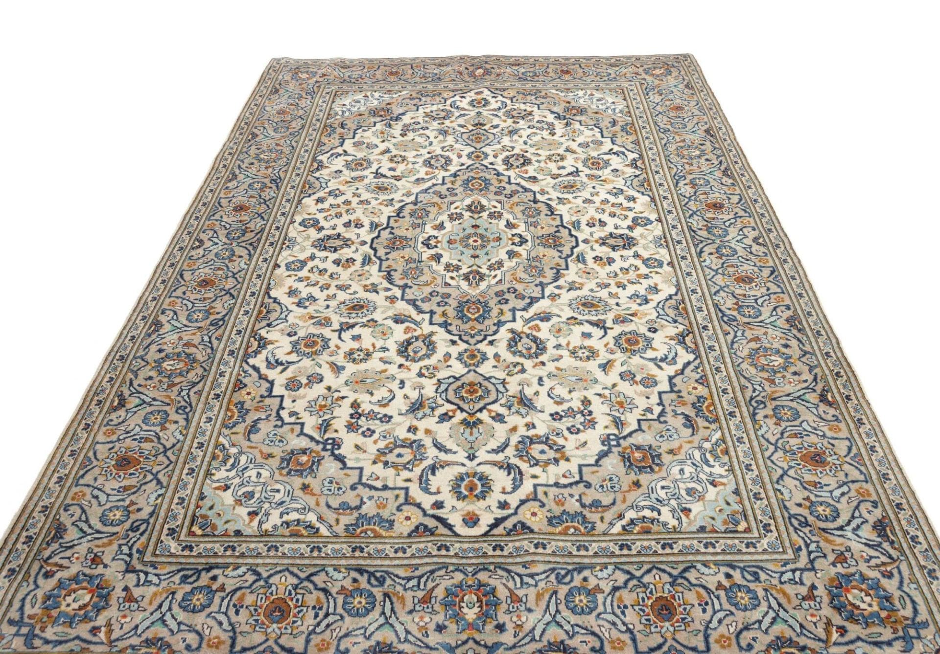 Kashan Perserteppich aus Iran, 197 × 307 cm