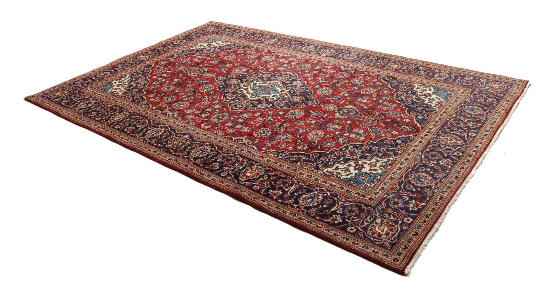 Handgeknüpfter Kashan Perserteppich 200 × 298 cm