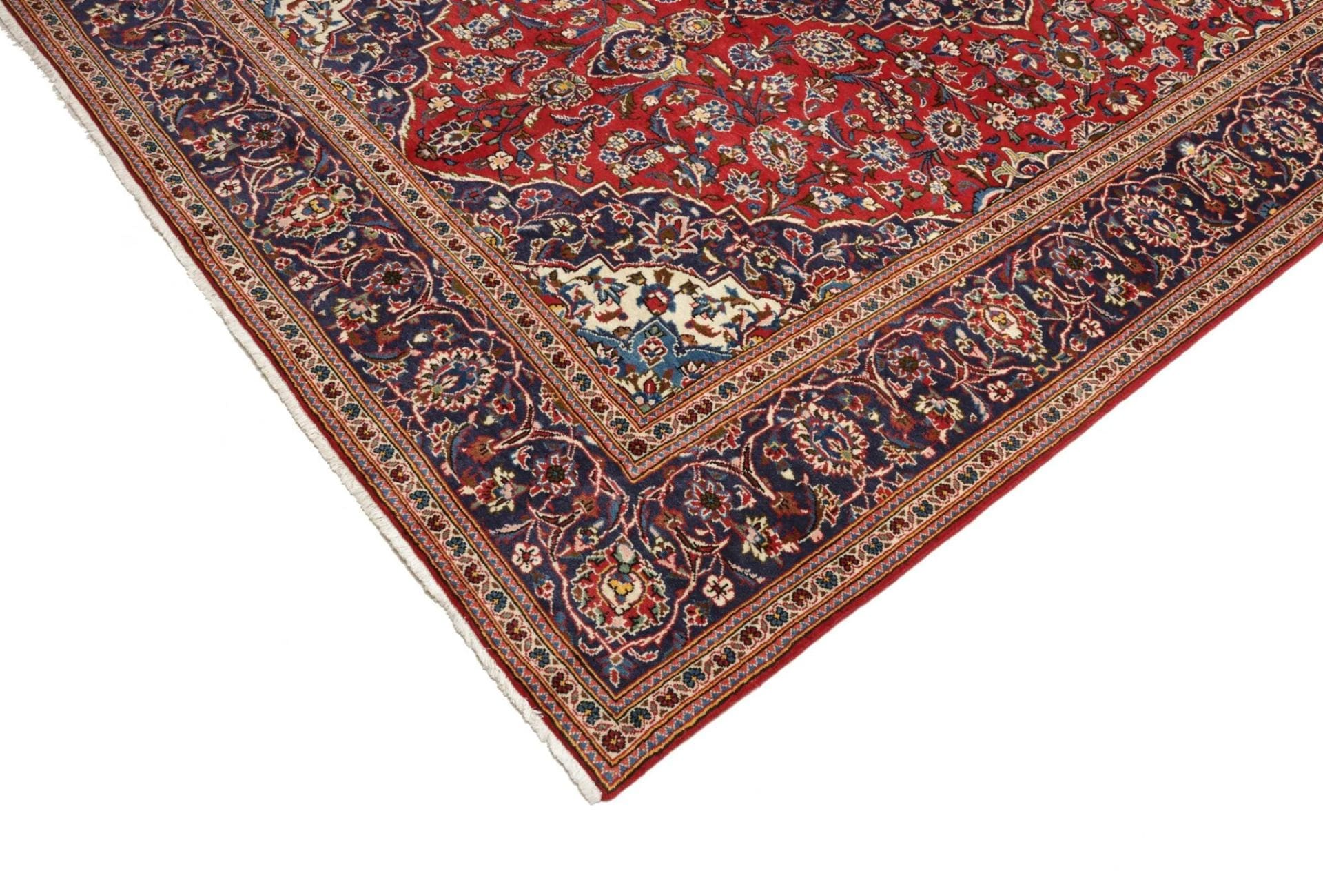 Handgeknüpfter Kashan Perserteppich 200 × 298 cm