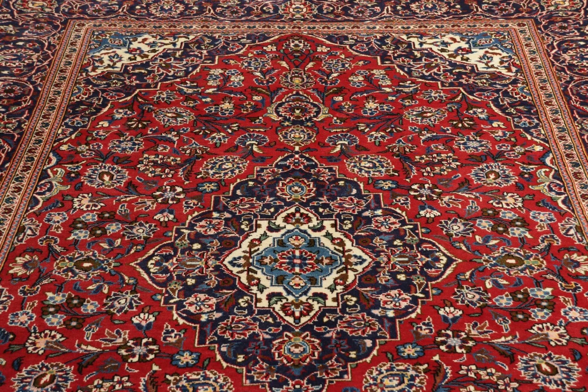 Handgeknüpfter Kashan Perserteppich 200 × 298 cm
