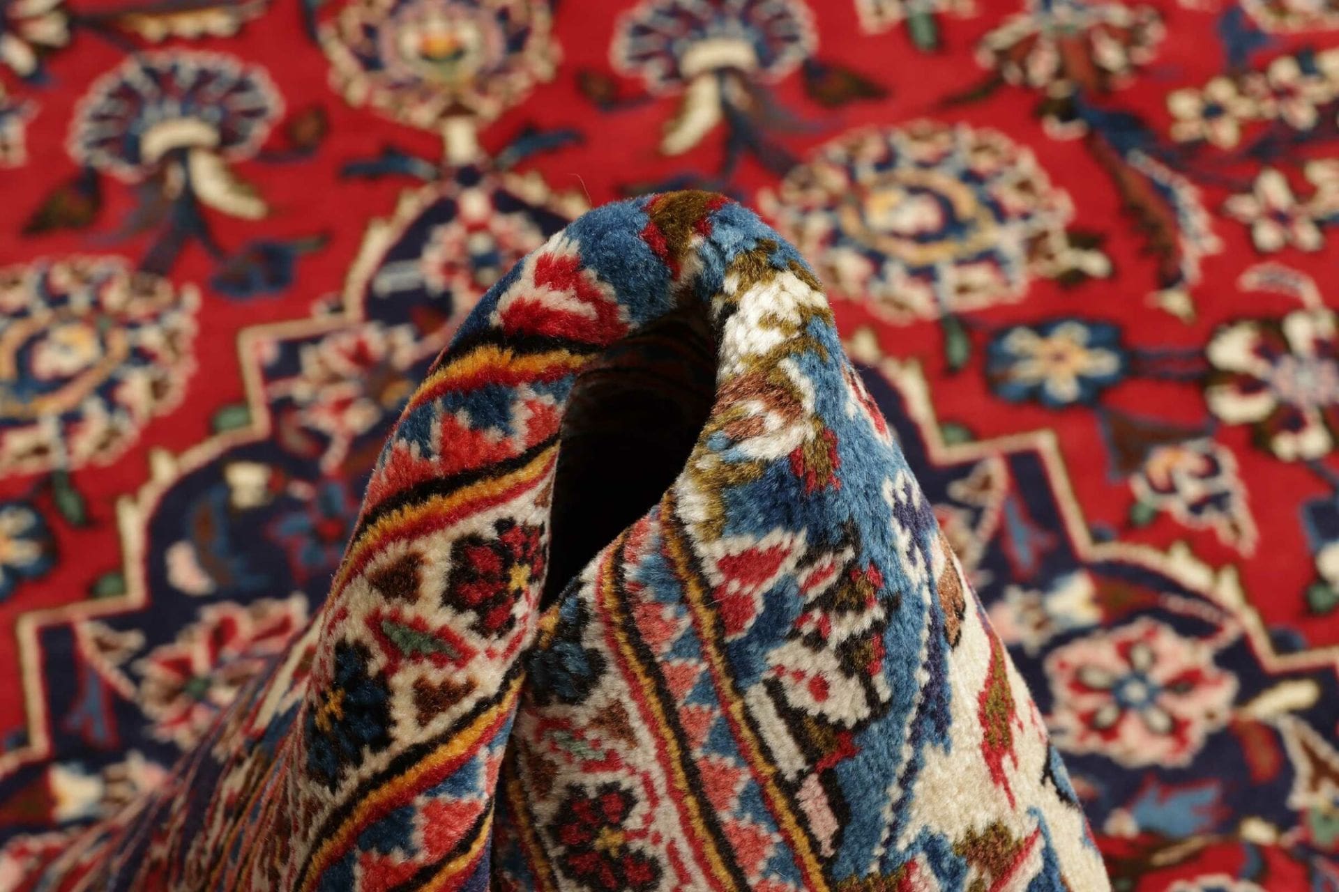 Handgeknüpfter Kashan Perserteppich 200 × 298 cm