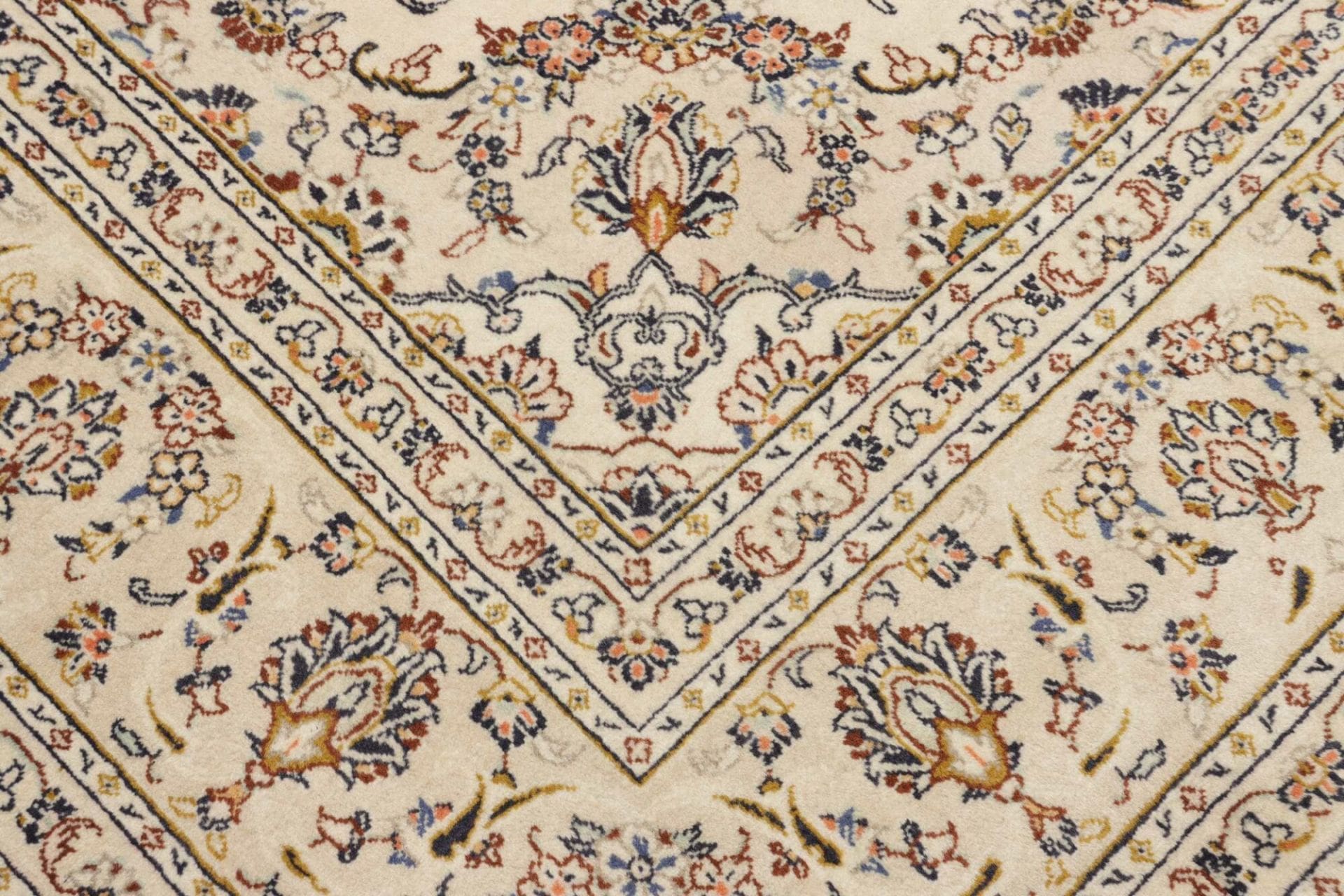 Handgeknüpfter Kashan Perserteppich, 203 × 308 cm, Wolle
