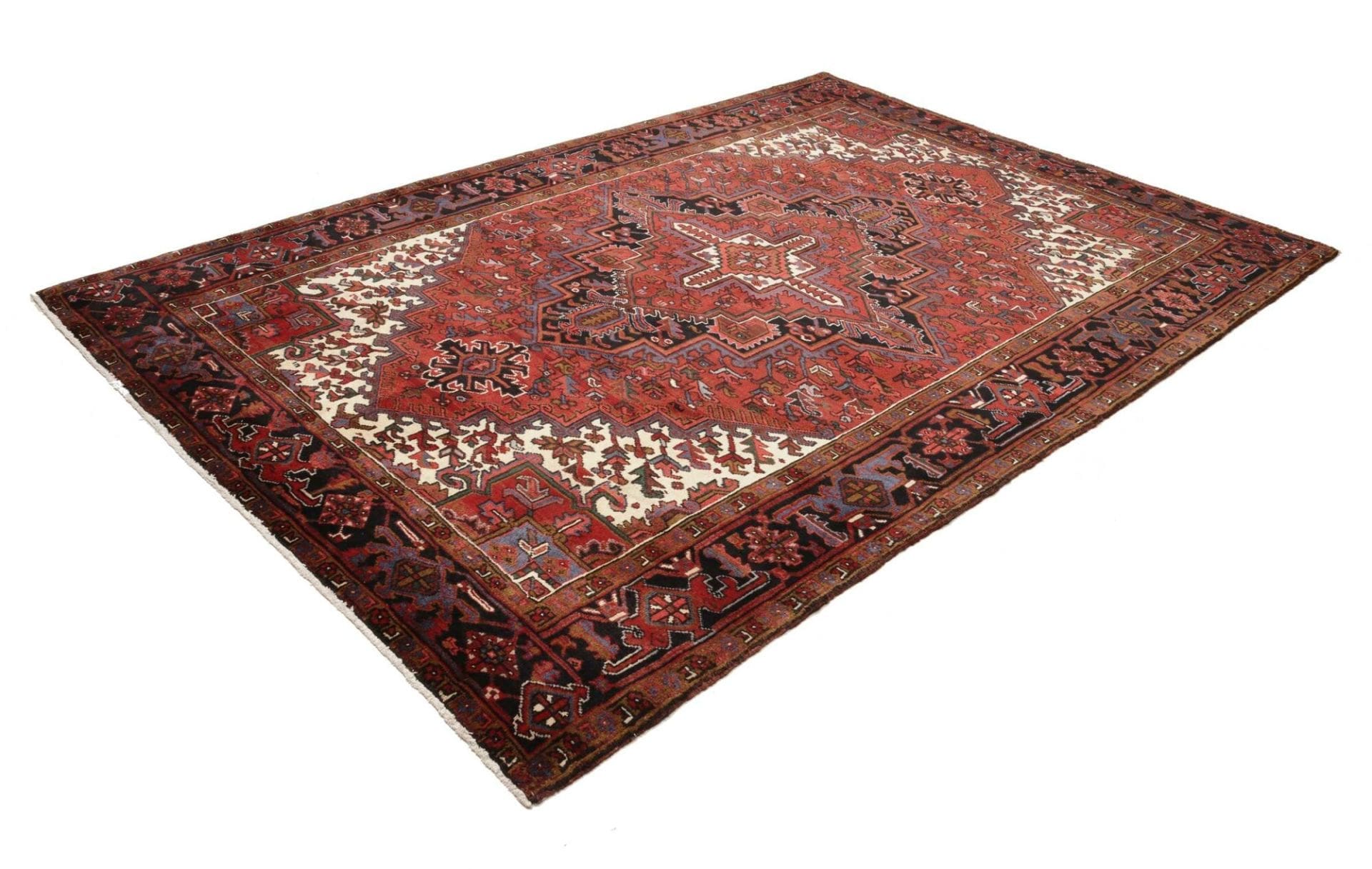 Heriz Perserteppich aus Iran, 212 × 307 cm