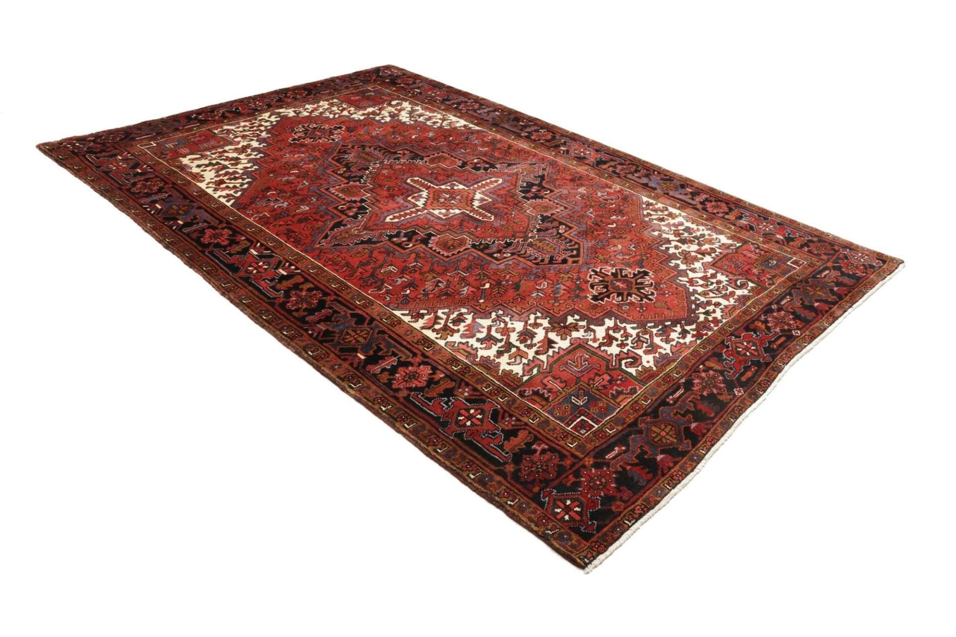 Heriz Perserteppich aus Iran, 212 × 307 cm