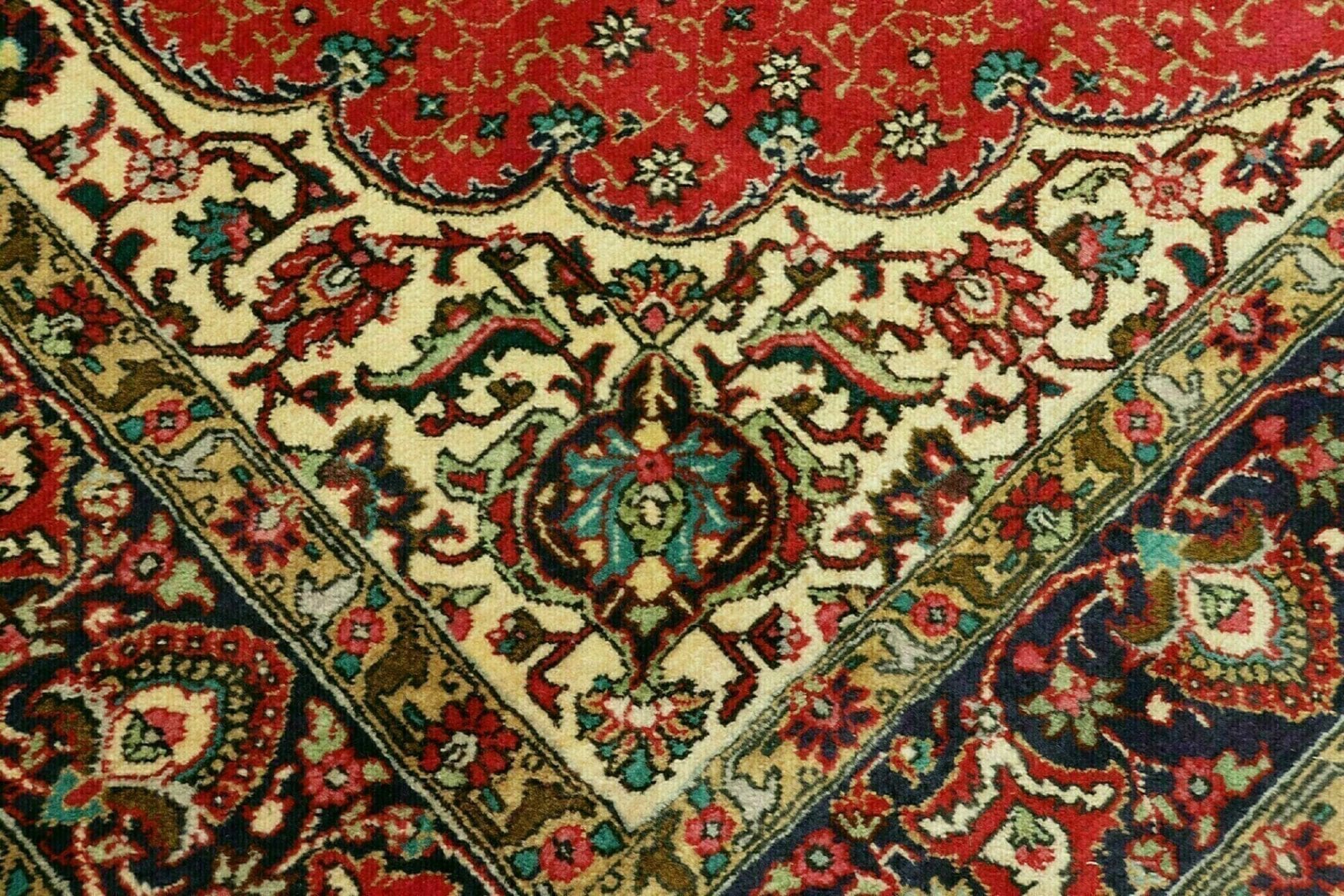 Handgeknüpfter Täbriz Perserteppich, 203 × 293 cm, Wolle