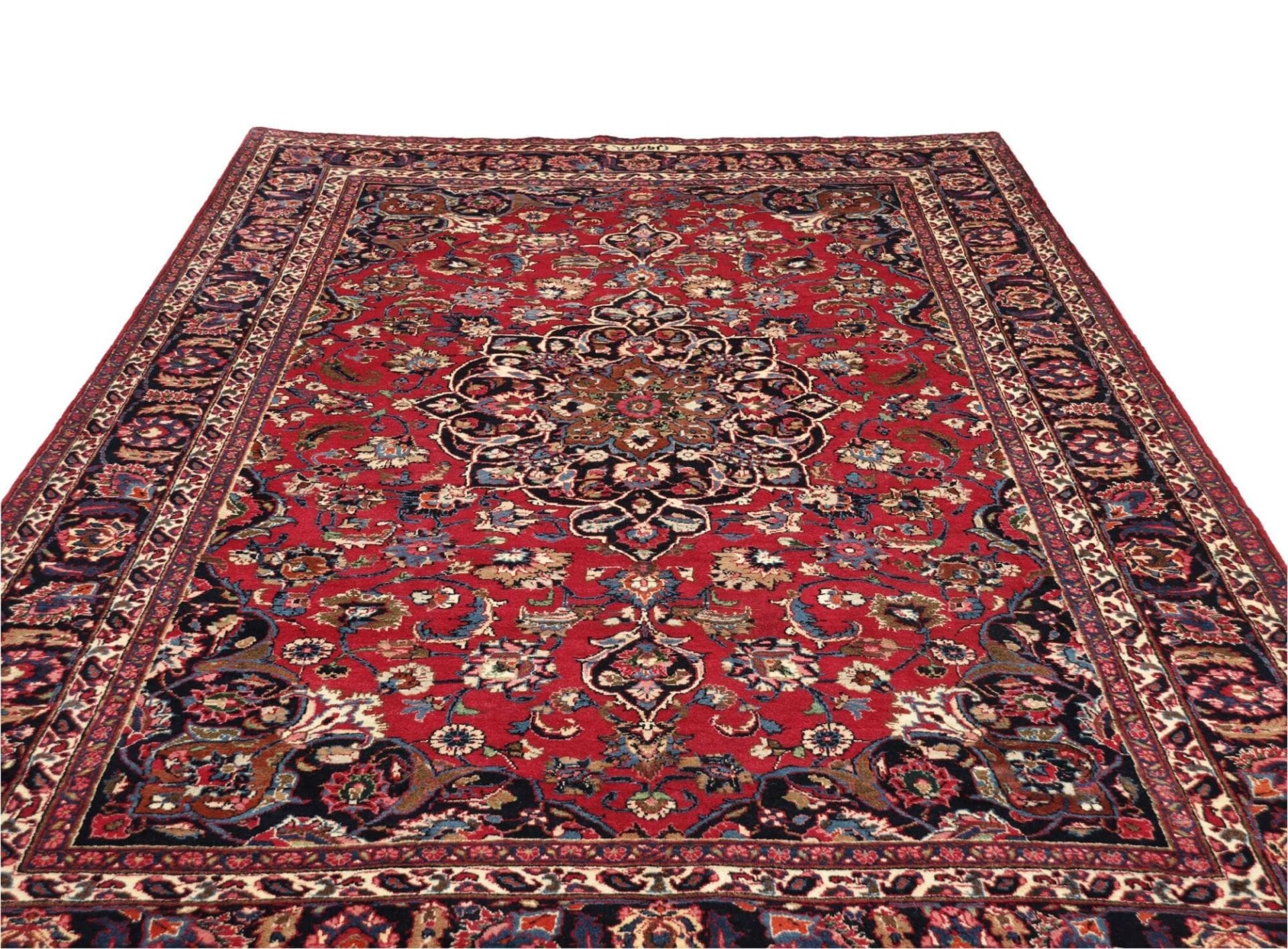 Mashhad Perserteppich aus Iran, 207 × 325 cm