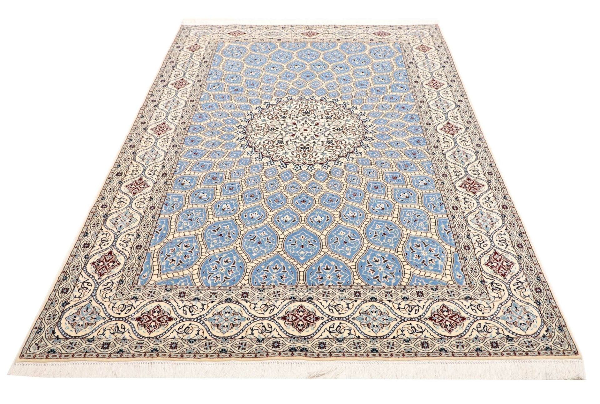 Nain Perserteppich 160 × 240 cm aus Wolle, handgeknüpft