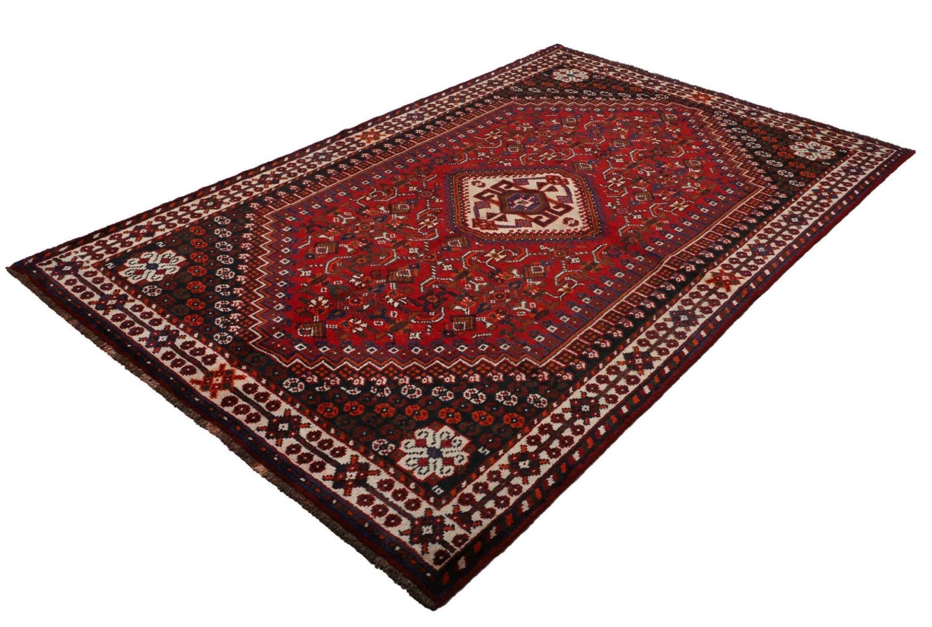 Handgeknüpfter Shiraz Perserteppich 163 × 253 cm