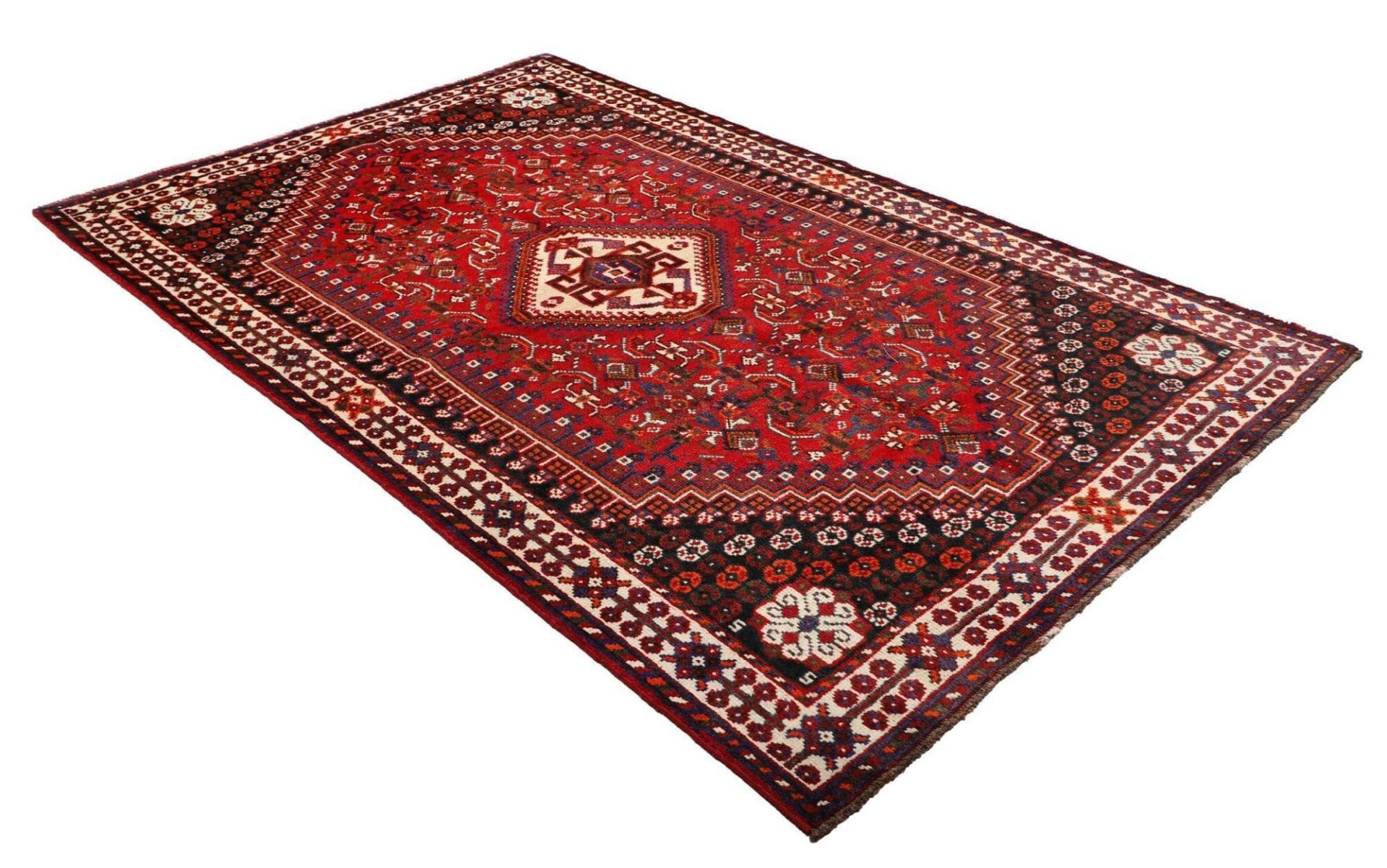 Handgeknüpfter Shiraz Perserteppich 163 × 253 cm