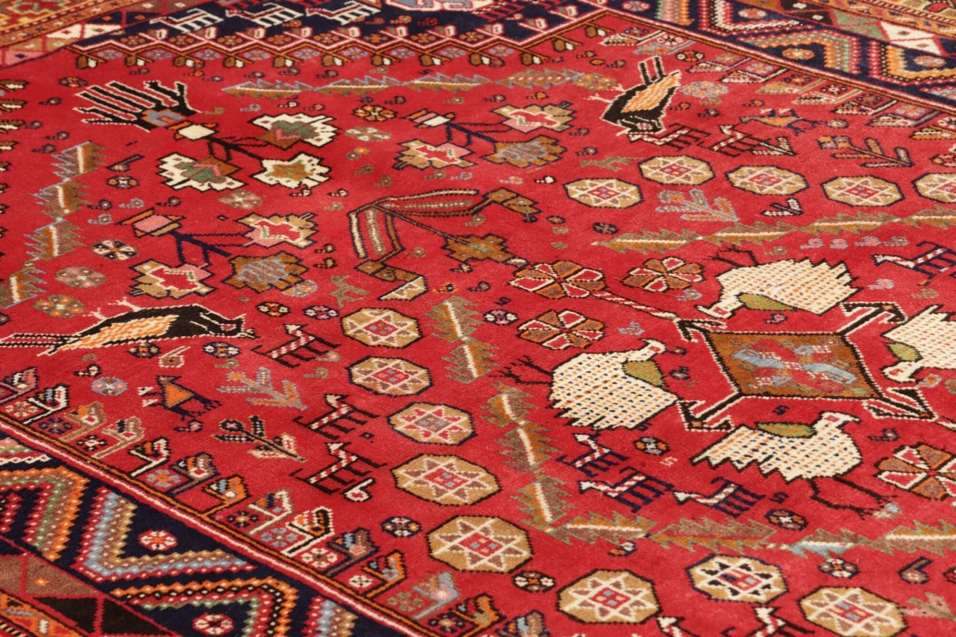 Qashqai Perserteppich 171 × 255 cm aus Wolle, handgeknüpft
