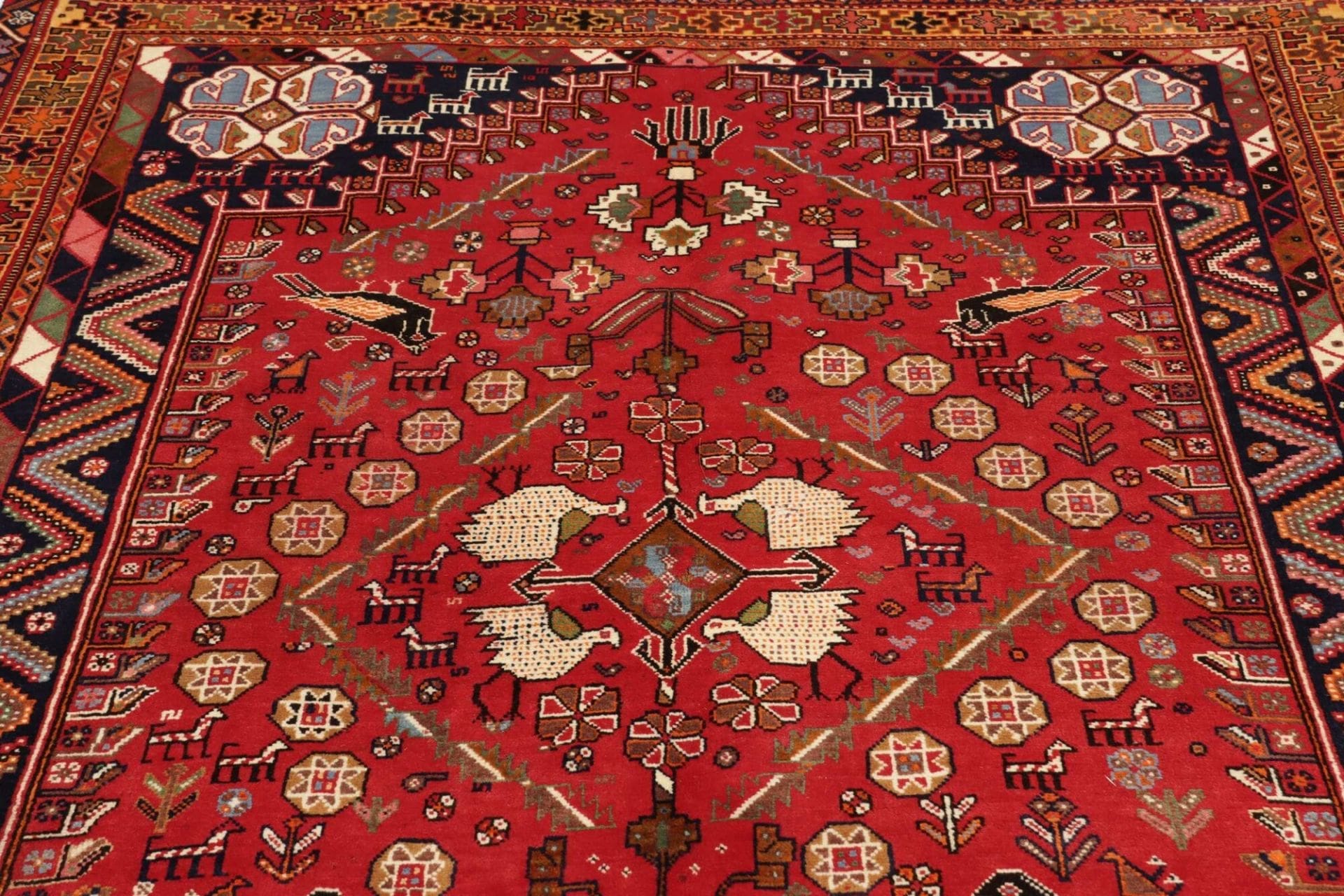 Qashqai Perserteppich 171 × 255 cm aus Wolle, handgeknüpft