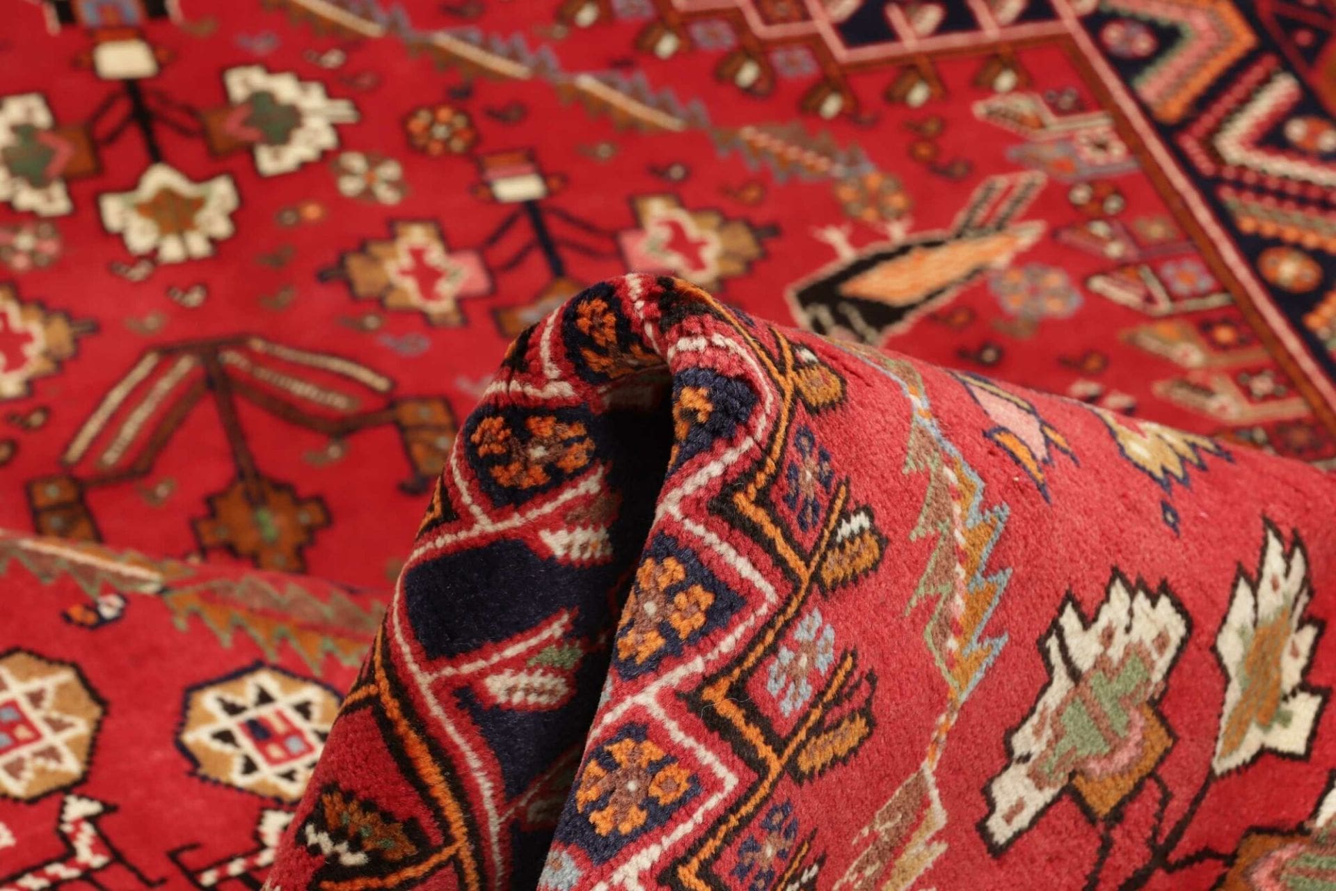 Qashqai Perserteppich 171 × 255 cm aus Wolle, handgeknüpft
