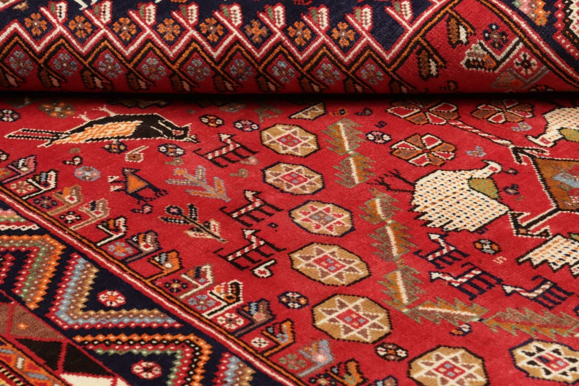 Qashqai Perserteppich 171 × 255 cm aus Wolle, handgeknüpft