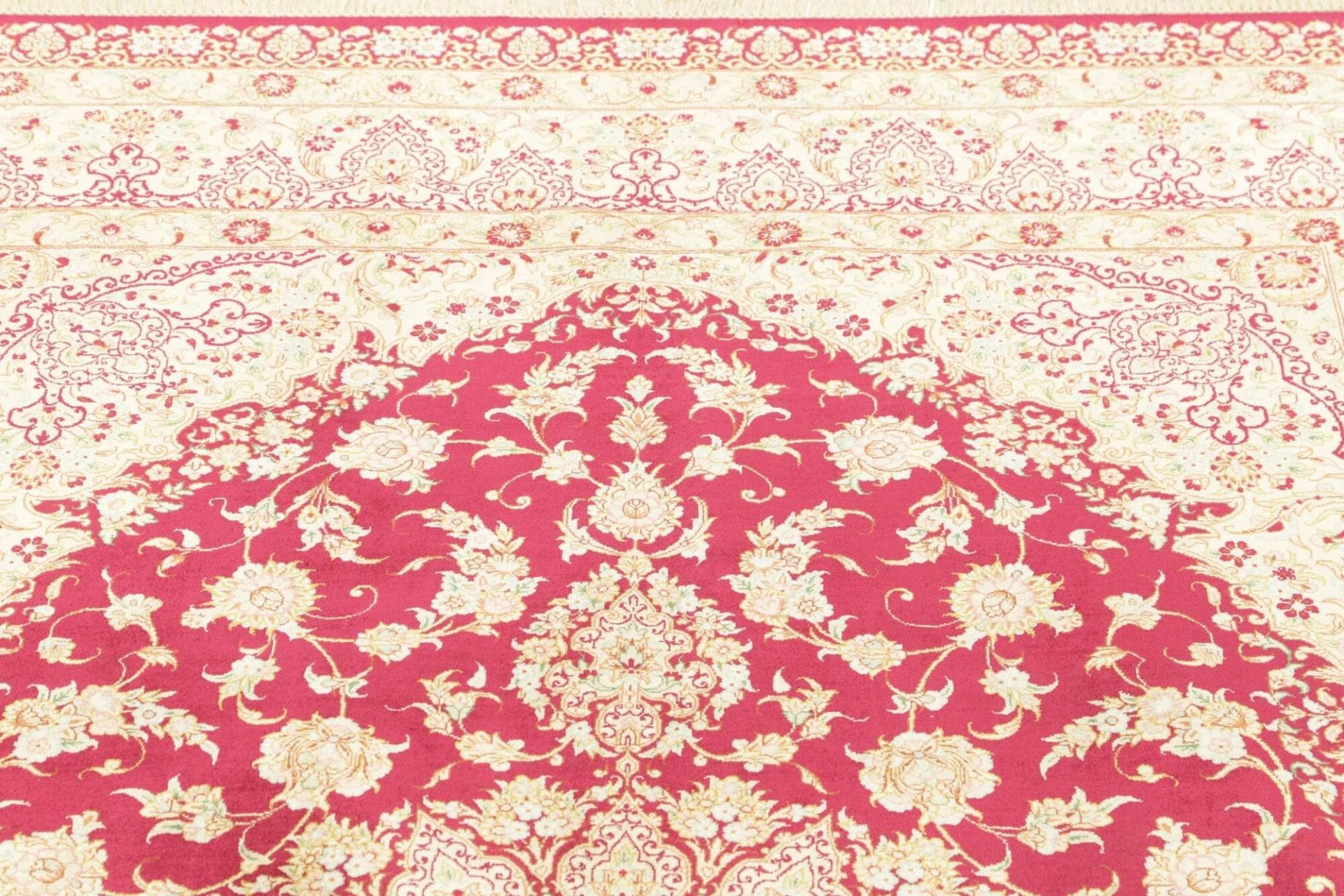Ghom Perserteppich aus Iran, 156 × 233 cm