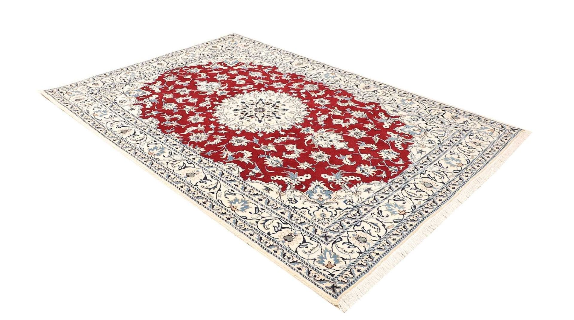 Handgeknüpfter Nain Perserteppich, 170 × 240 cm, Wolle