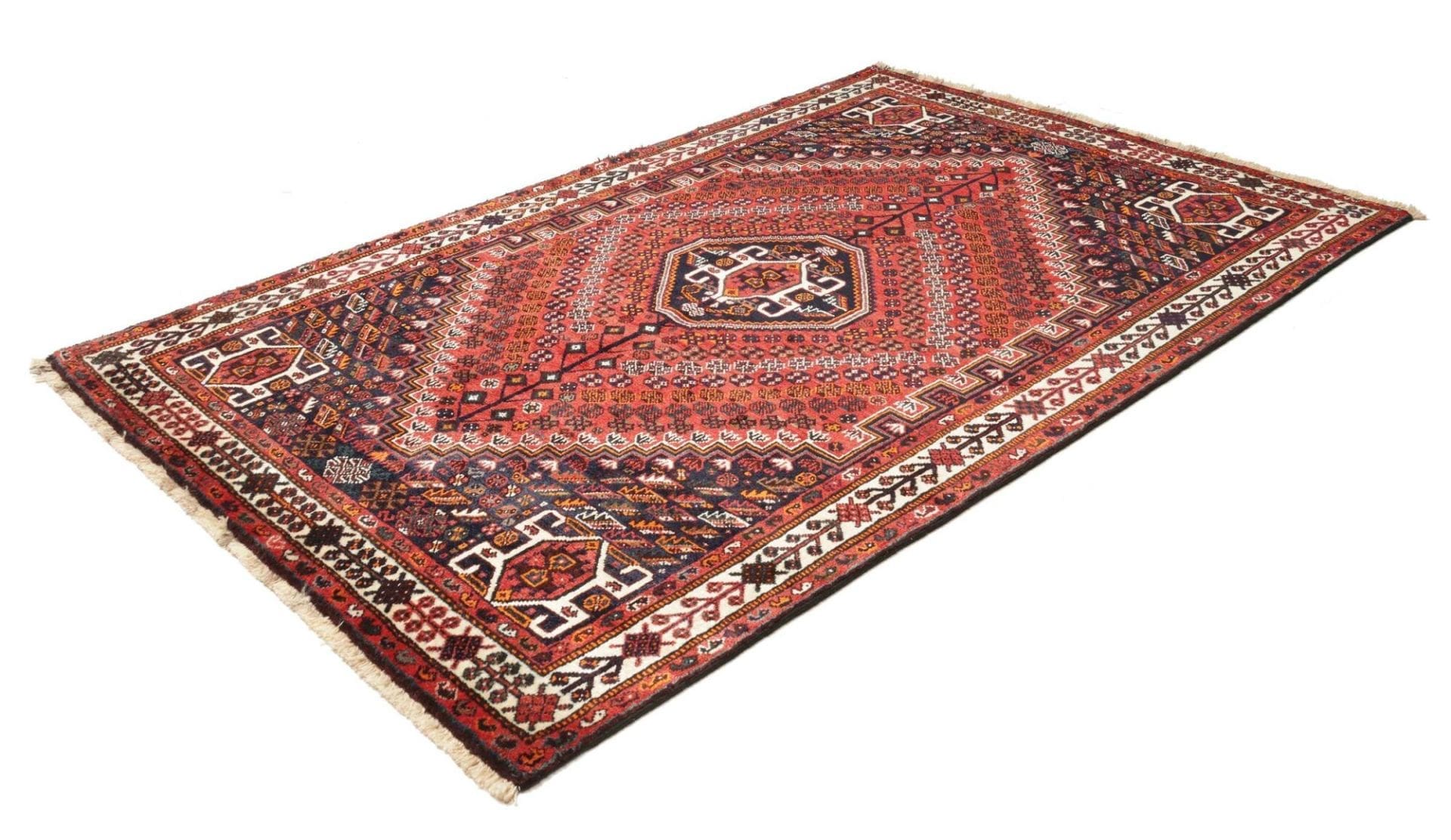 Handgeknüpfter Qashqai Perserteppich 173 × 254 cm