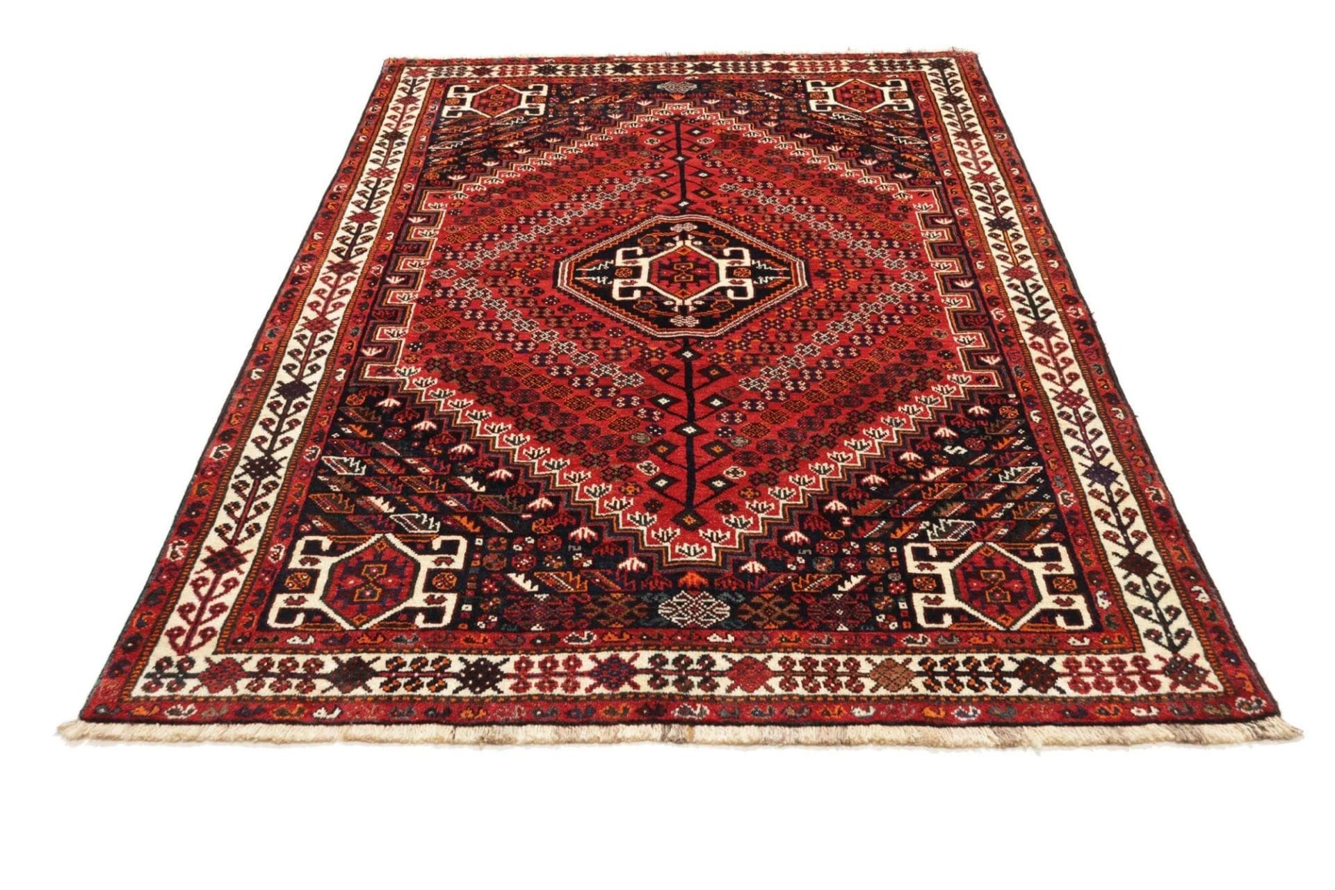 Handgeknüpfter Qashqai Perserteppich 173 × 254 cm