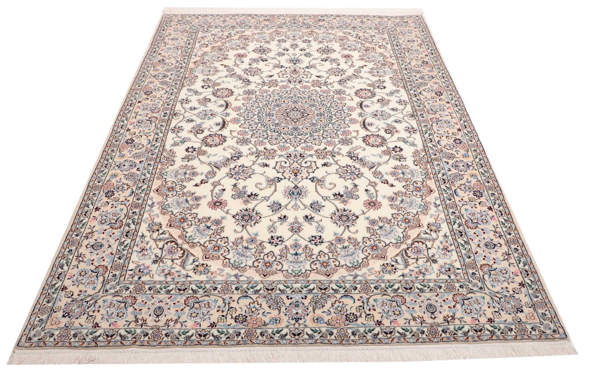 nain-teppich-173-x-242cm-florales-muster-handgeknupft-3 Handgeknüpfter Nain Perserteppich 173 × 242 cm