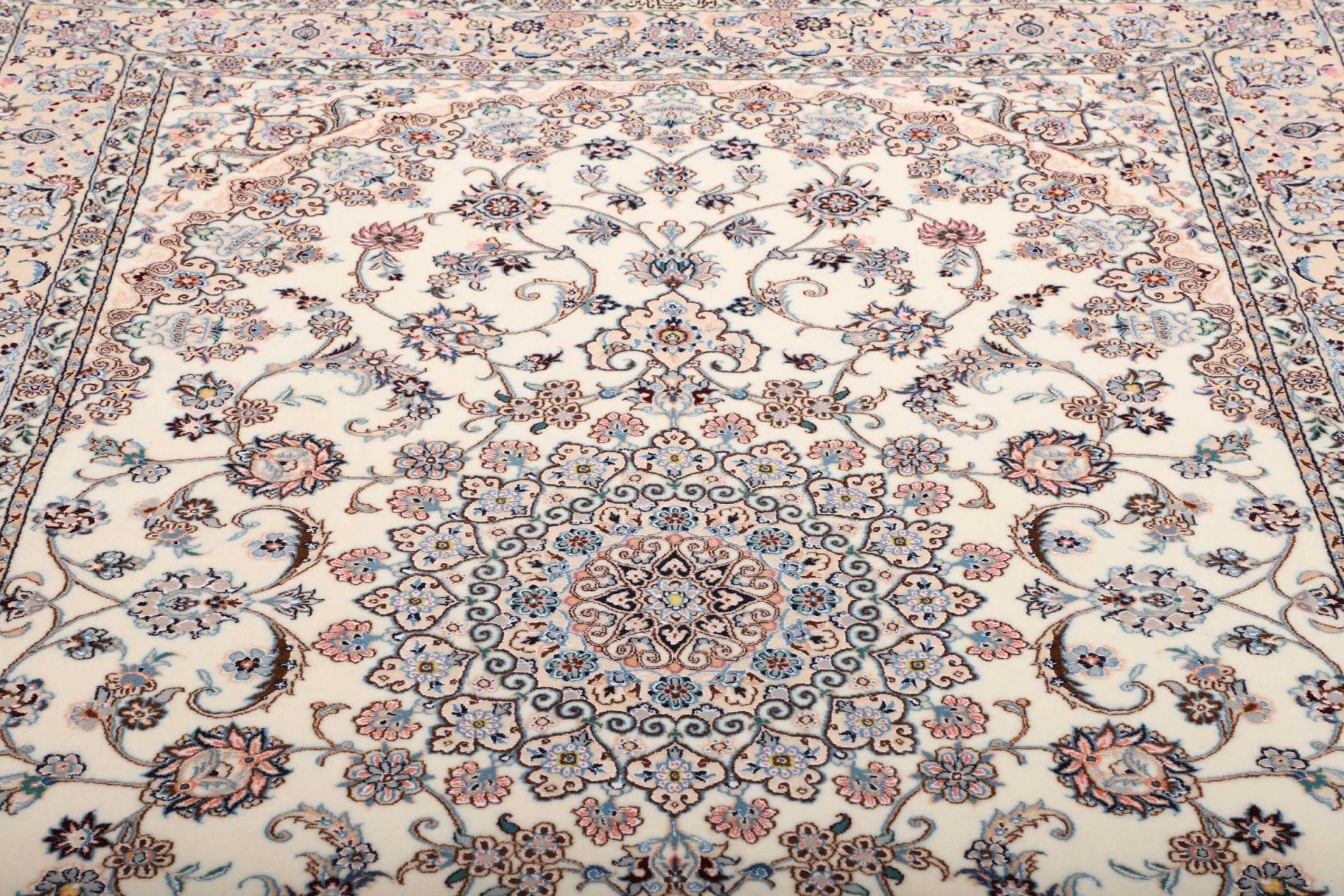 nain-teppich-173-x-242cm-florales-muster-handgeknupft-7 Handgeknüpfter Nain Perserteppich 173 × 242 cm