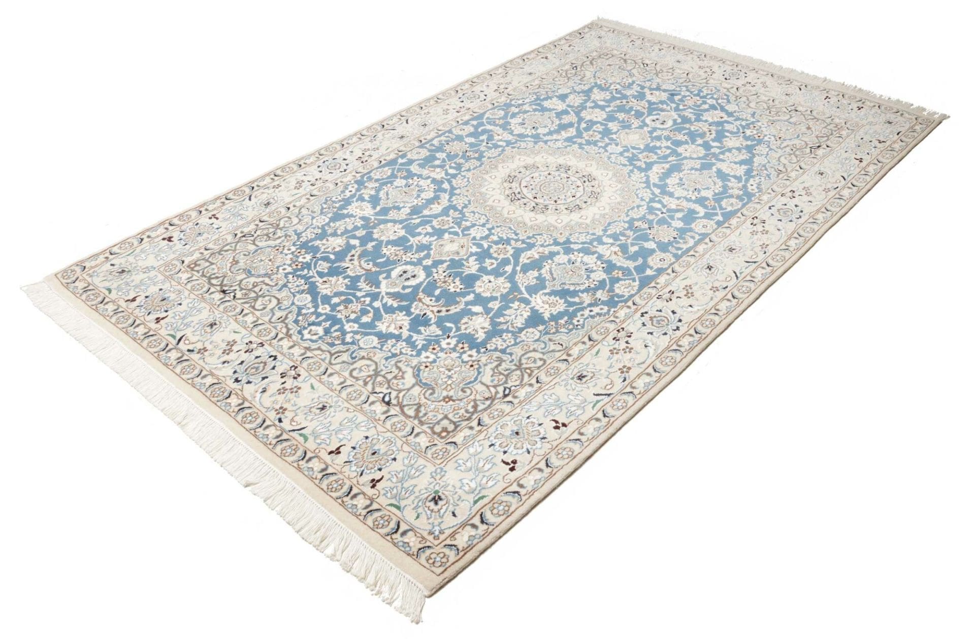 Nain Perserteppich 146 × 238 cm aus Wolle, handgeknüpft