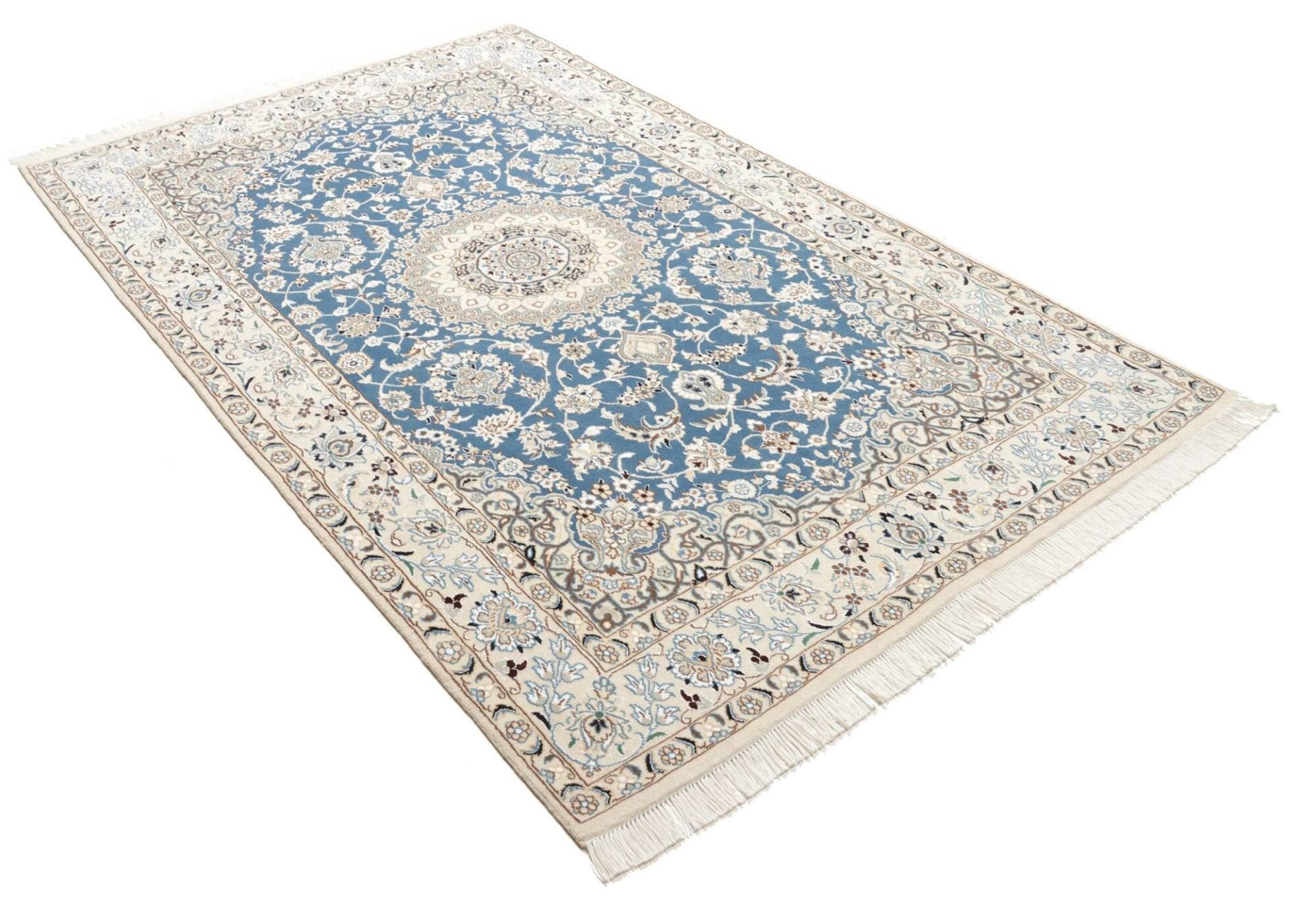 Nain Perserteppich 146 × 238 cm aus Wolle, handgeknüpft