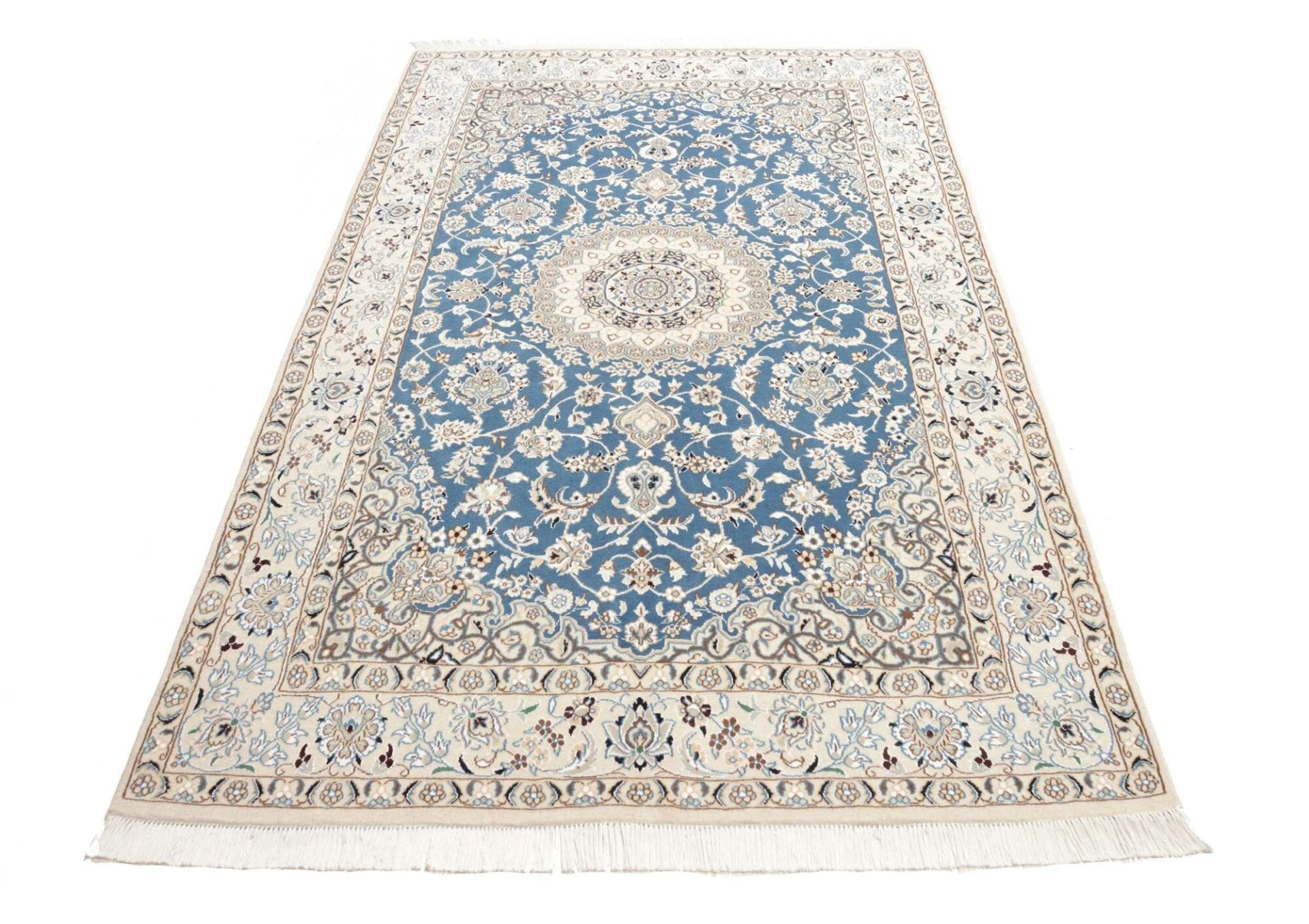 Nain Perserteppich 146 × 238 cm aus Wolle, handgeknüpft