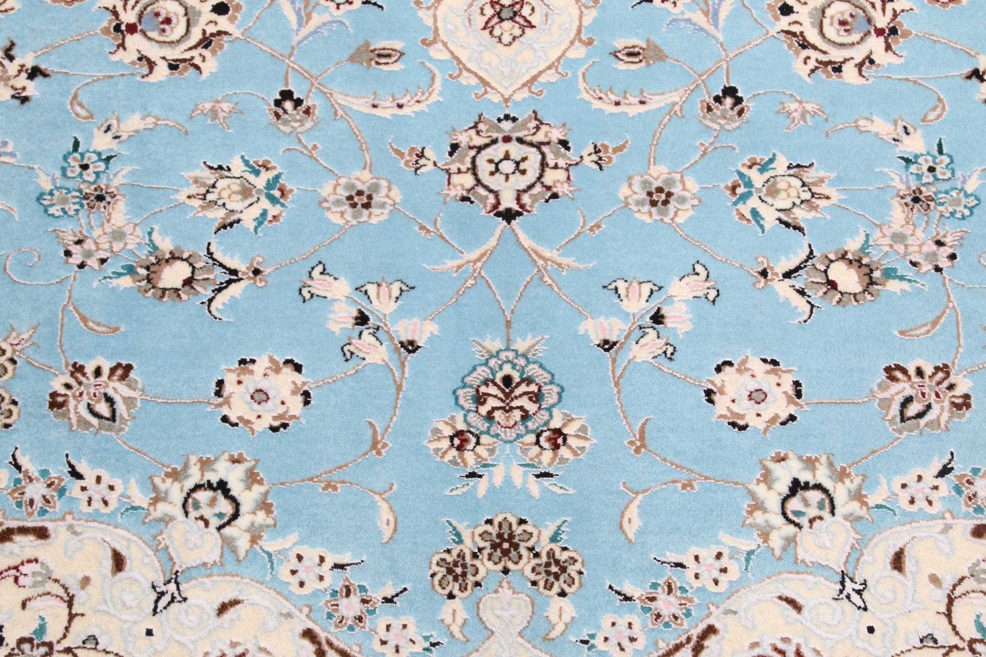 nain-teppich-163-x-222-cm-florale-muster-handgeknupft-perserteppich-7 Nain Perserteppich aus Iran, 163 × 222 cm