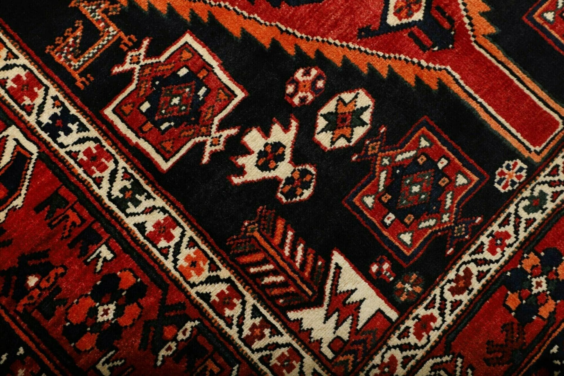 Handgeknüpfter Hamadan Herati Perserteppich, 155 × 216 cm, Wolle