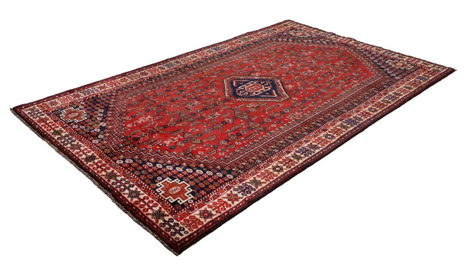 Shiraz Perserteppich aus Iran, 163 × 260 cm