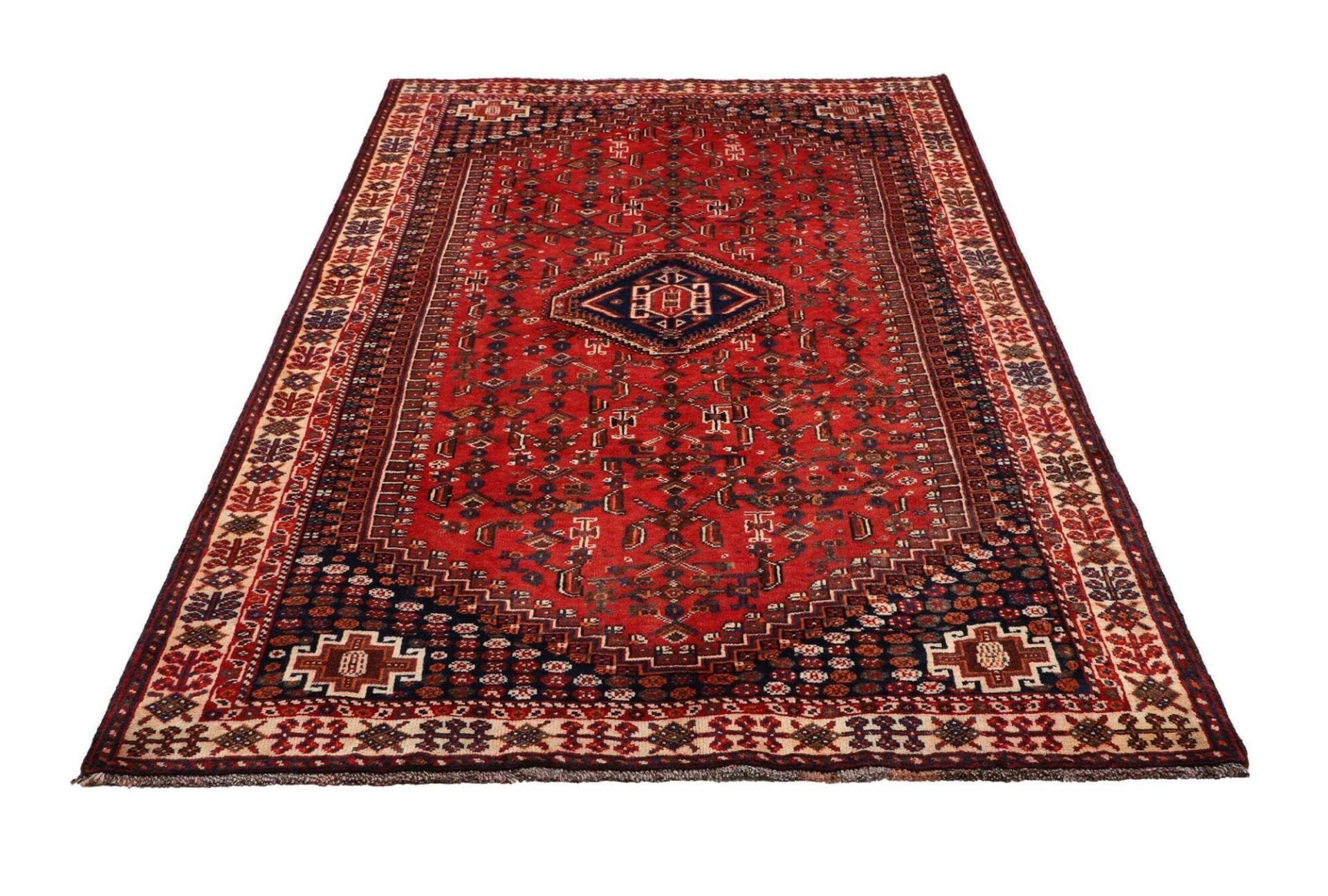 Shiraz Perserteppich aus Iran, 163 × 260 cm