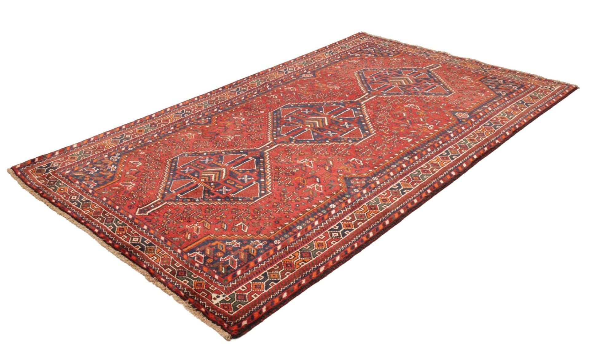 Qashqai Perserteppich 158 × 259 cm aus Wolle, handgeknüpft