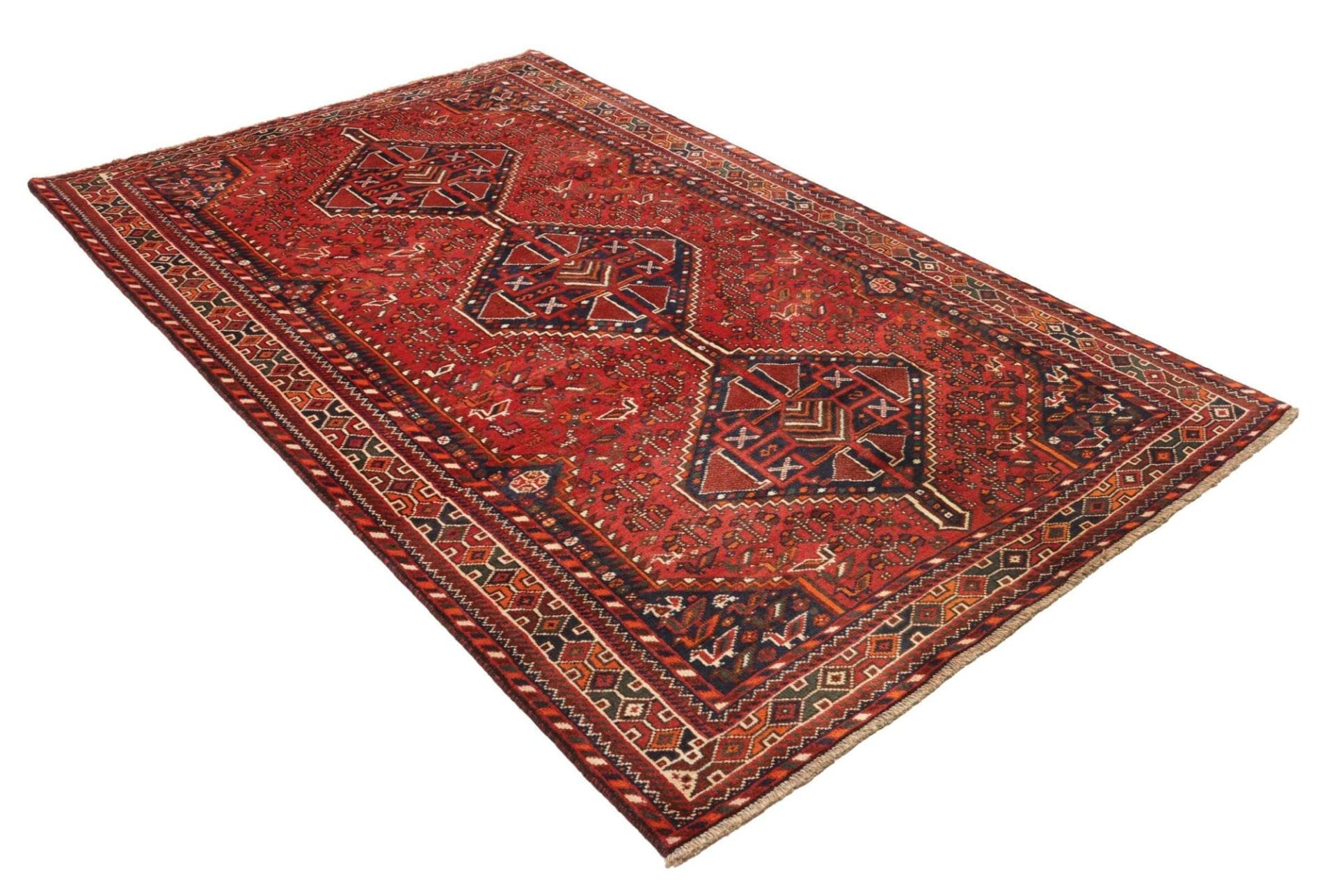 Qashqai Perserteppich 158 × 259 cm aus Wolle, handgeknüpft
