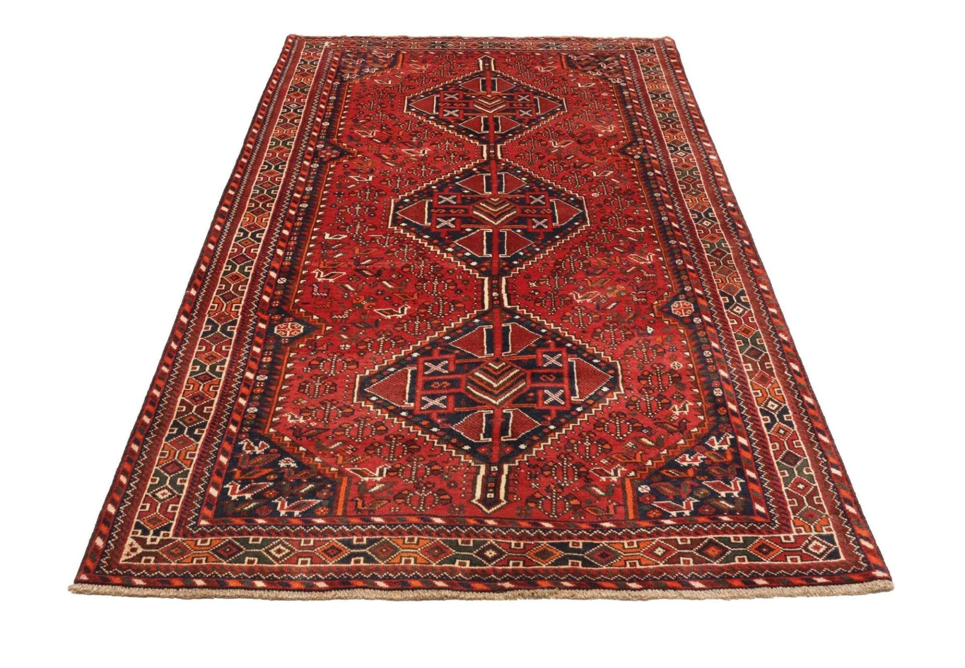 Qashqai Perserteppich 158 × 259 cm aus Wolle, handgeknüpft