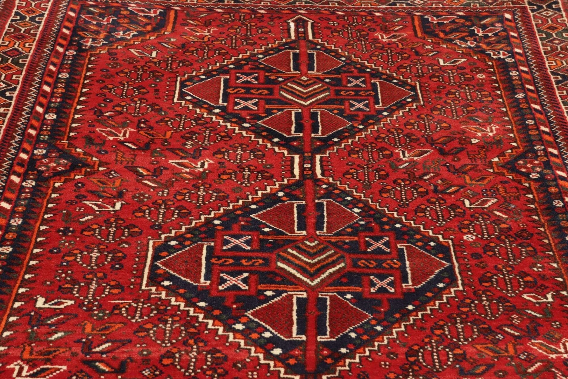 Qashqai Perserteppich 158 × 259 cm aus Wolle, handgeknüpft