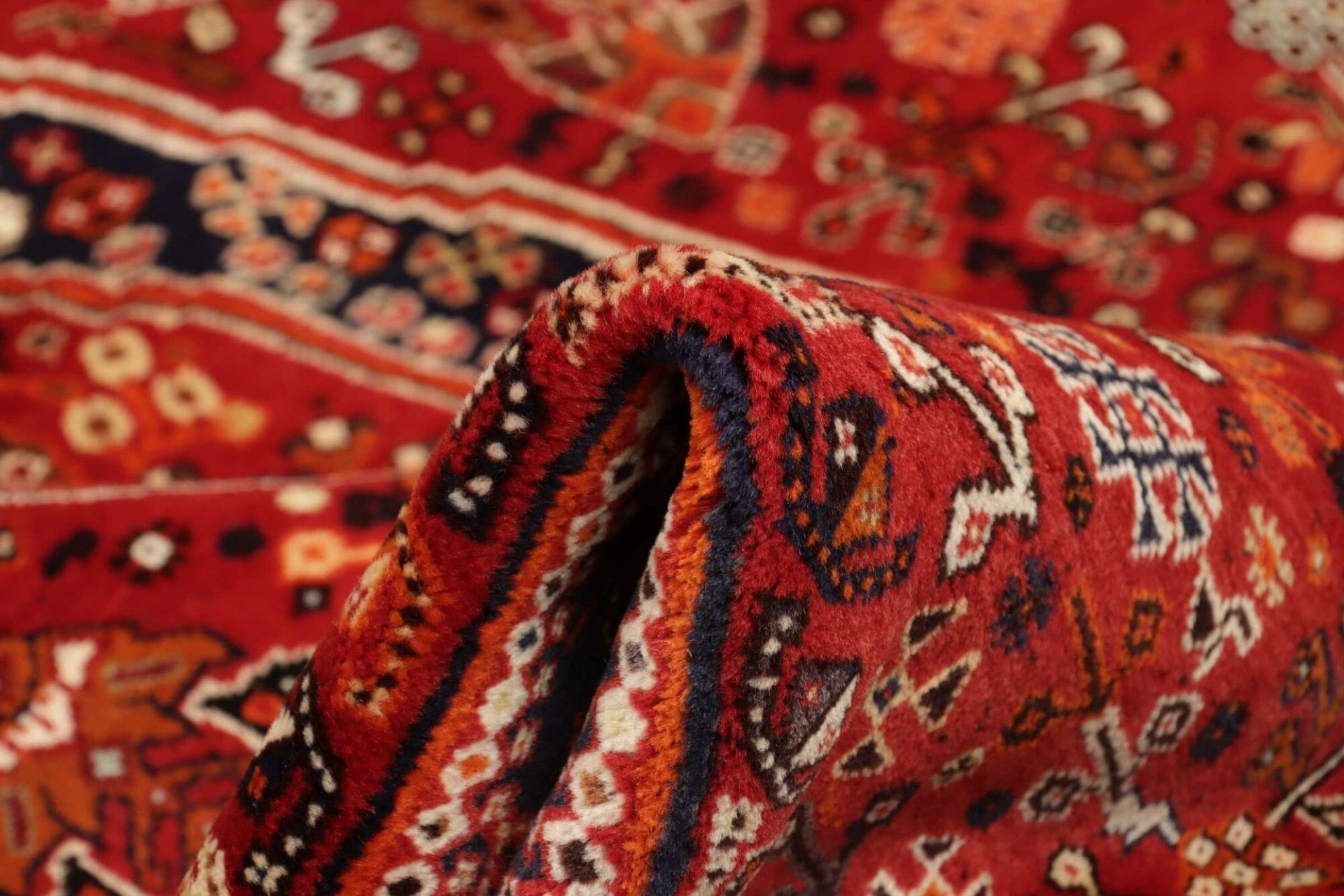 Shiraz Perserteppich 163 × 258 cm aus Wolle, handgeknüpft