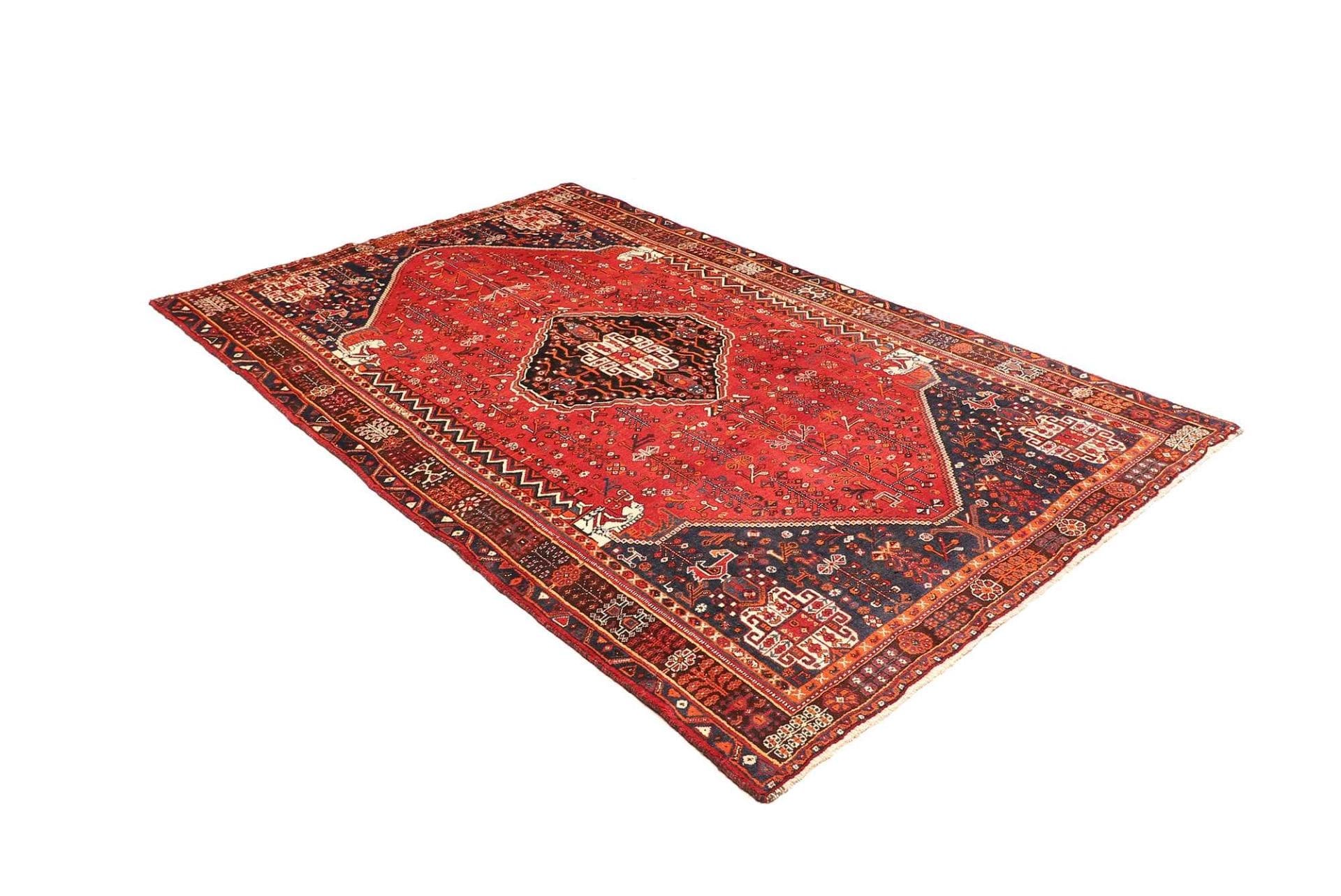 Handgeknüpfter Shiraz Perserteppich 163 × 260 cm