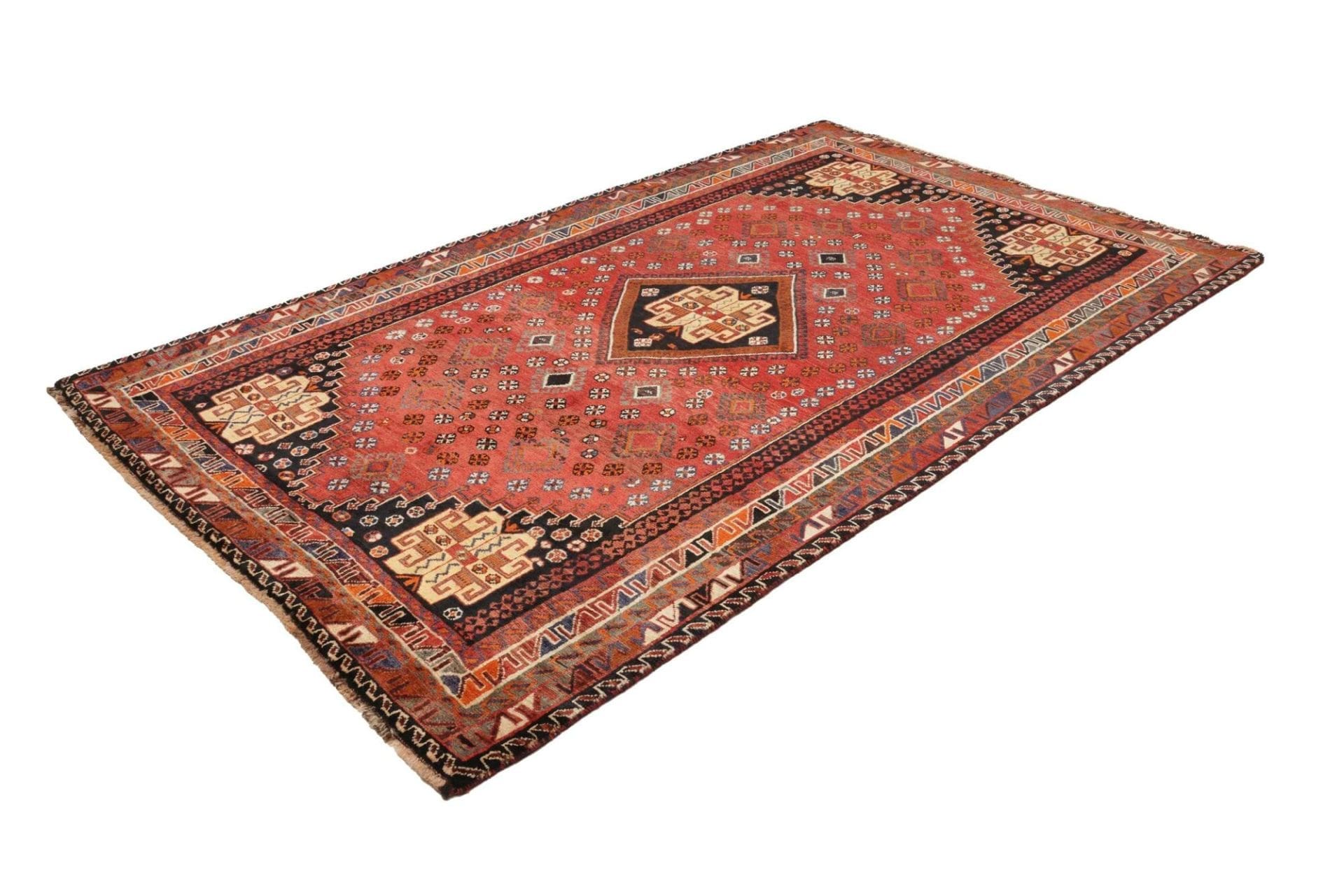 Qashqai Perserteppich 163 × 260 cm aus Wolle, handgeknüpft