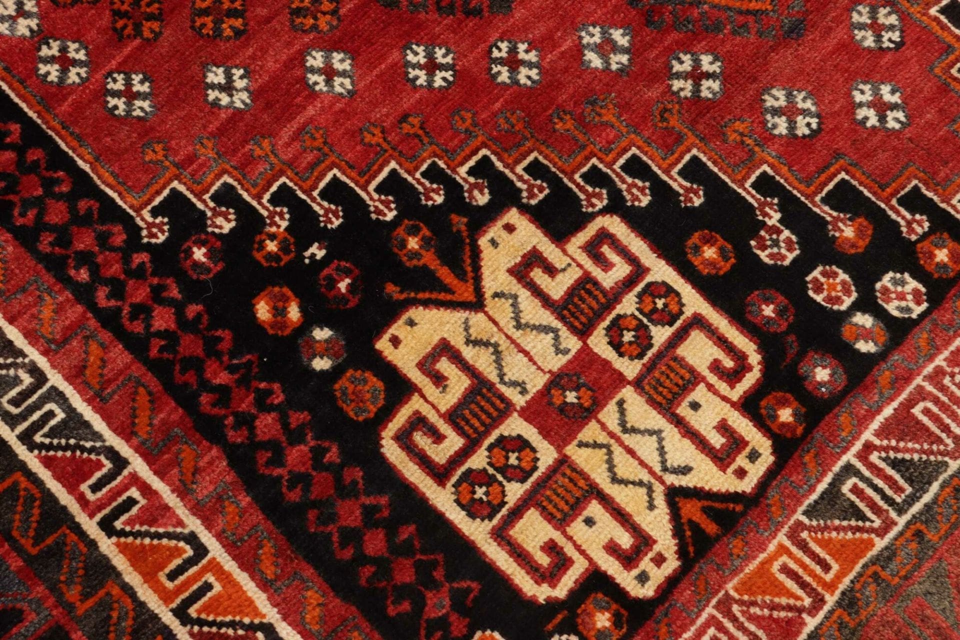 Qashqai Perserteppich 163 × 260 cm aus Wolle, handgeknüpft