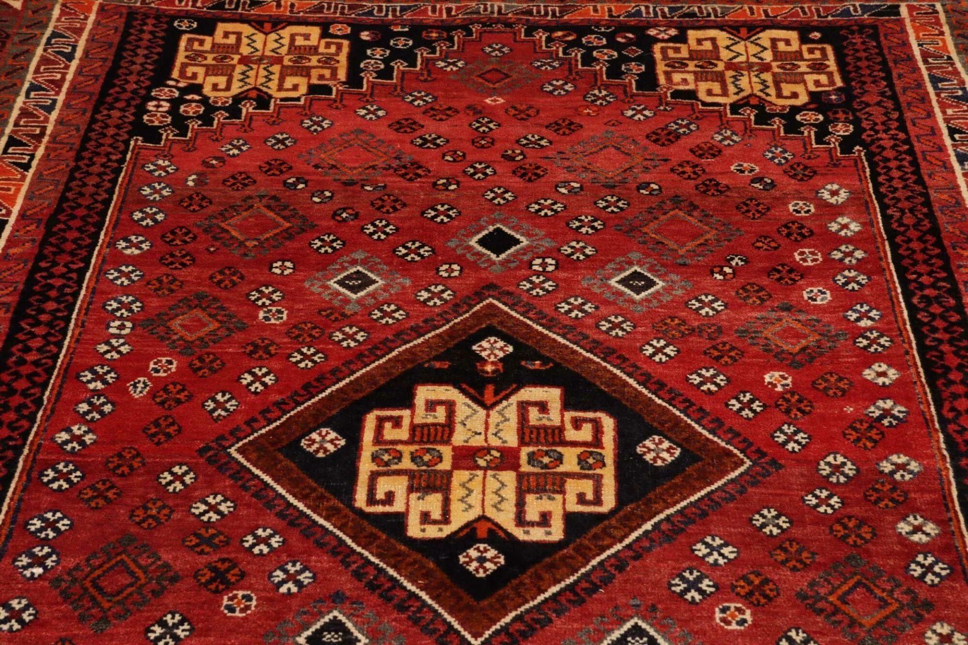 Qashqai Perserteppich 163 × 260 cm aus Wolle, handgeknüpft