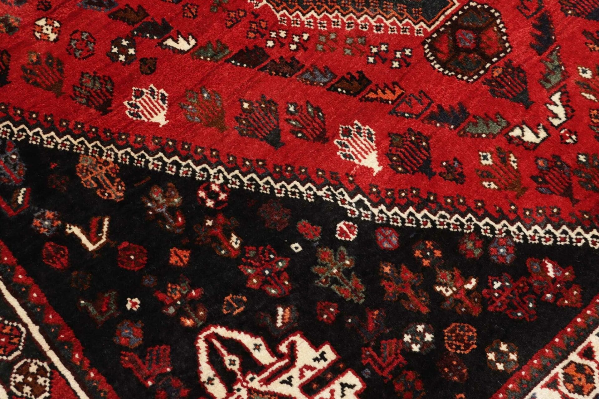 Handgeknüpfter Shiraz Perserteppich 166 × 275 cm