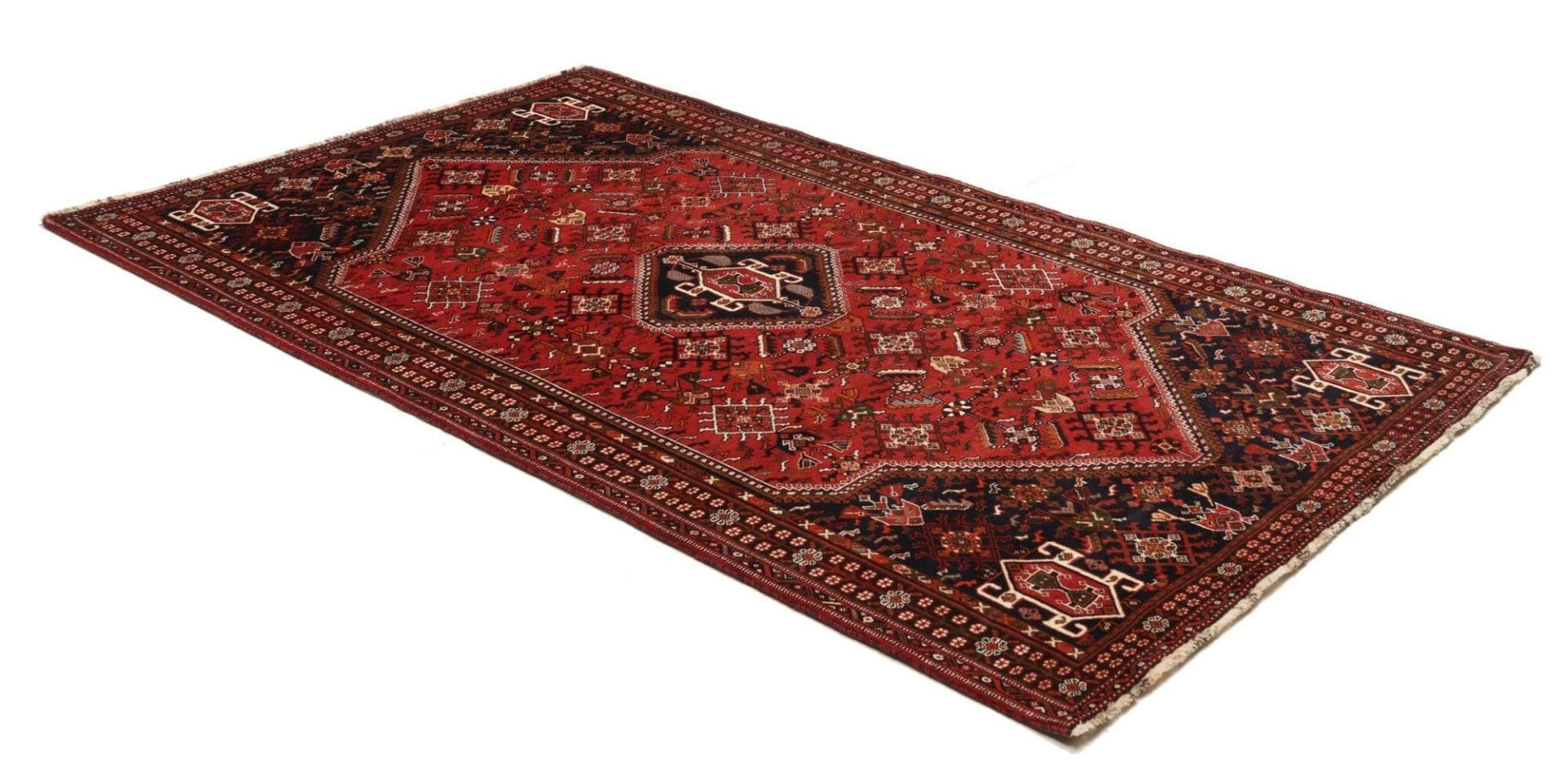 Qashqai Perserteppich aus Iran, 163 × 262 cm