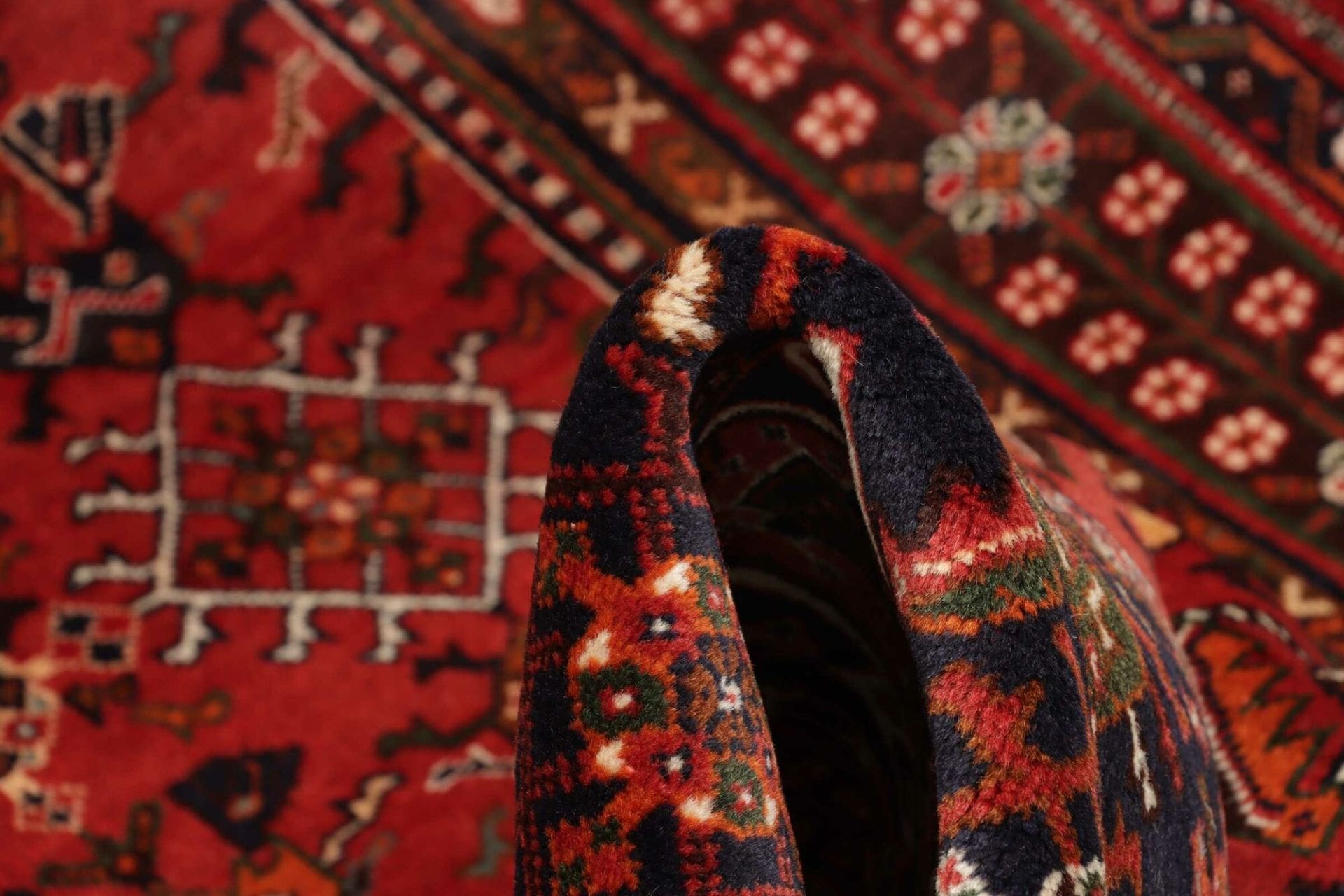 Qashqai Perserteppich aus Iran, 163 × 262 cm