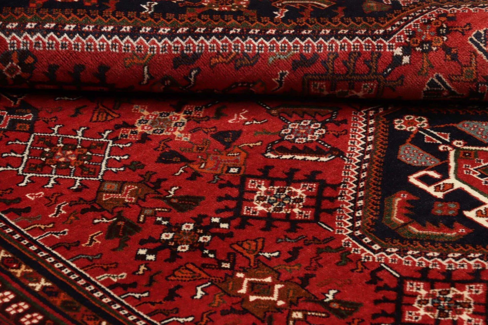 Qashqai Perserteppich aus Iran, 163 × 262 cm