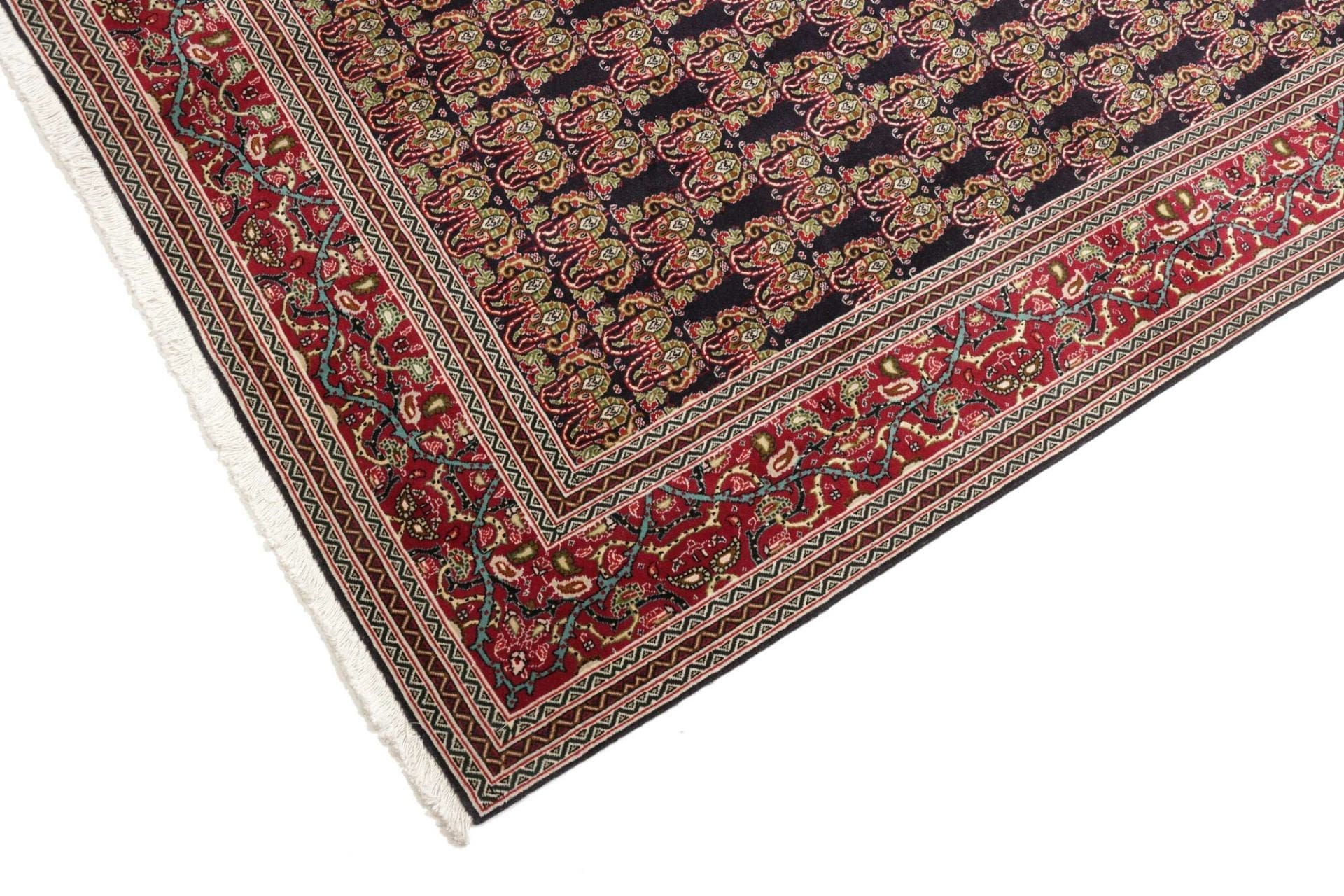 Handgeknüpfter Täbriz Perserteppich, 161 × 211 cm, Wolle