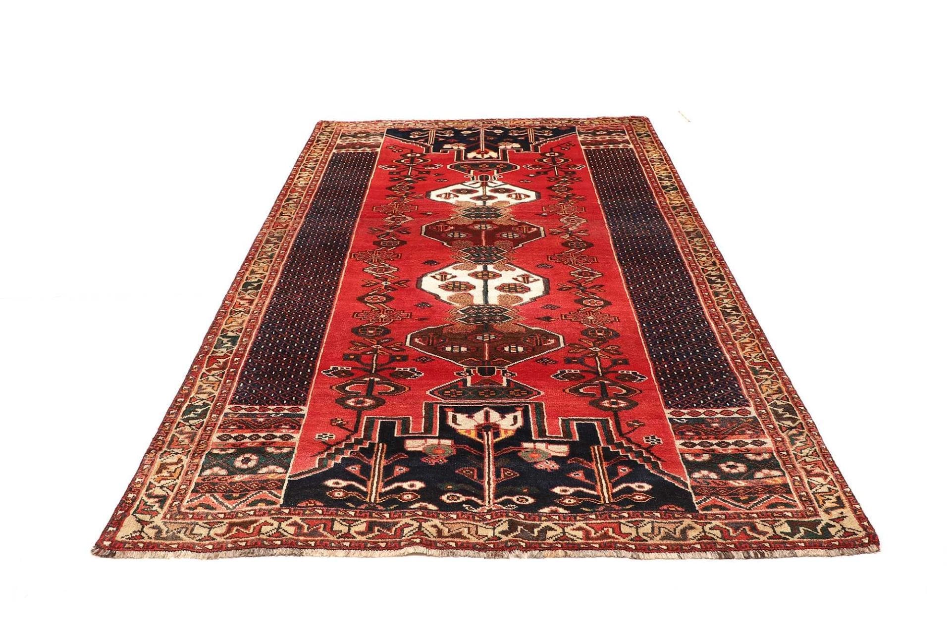 Shiraz Perserteppich 166 × 260 cm aus Wolle, handgeknüpft