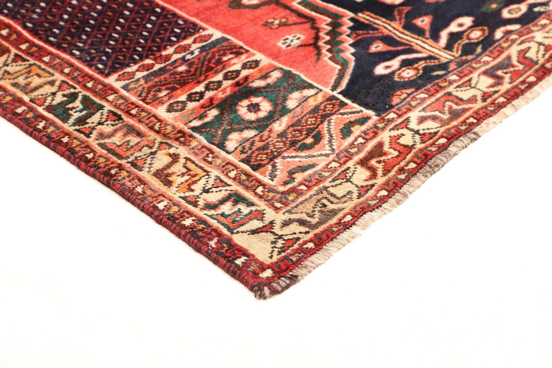 Shiraz Perserteppich 166 × 260 cm aus Wolle, handgeknüpft