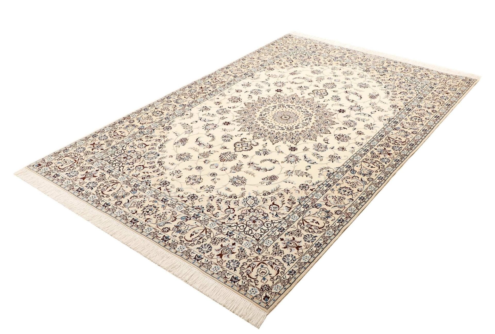 Nain Perserteppich 144 × 214 cm aus Wolle, handgeknüpft