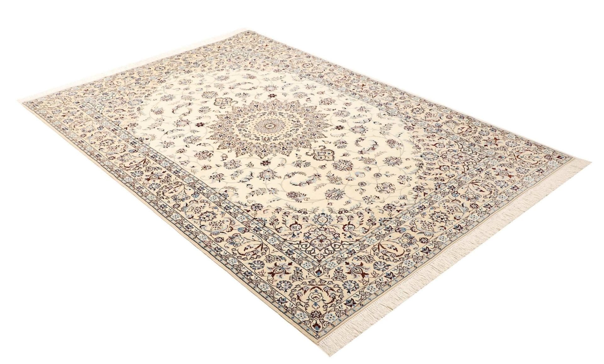 Nain Perserteppich 144 × 214 cm aus Wolle, handgeknüpft