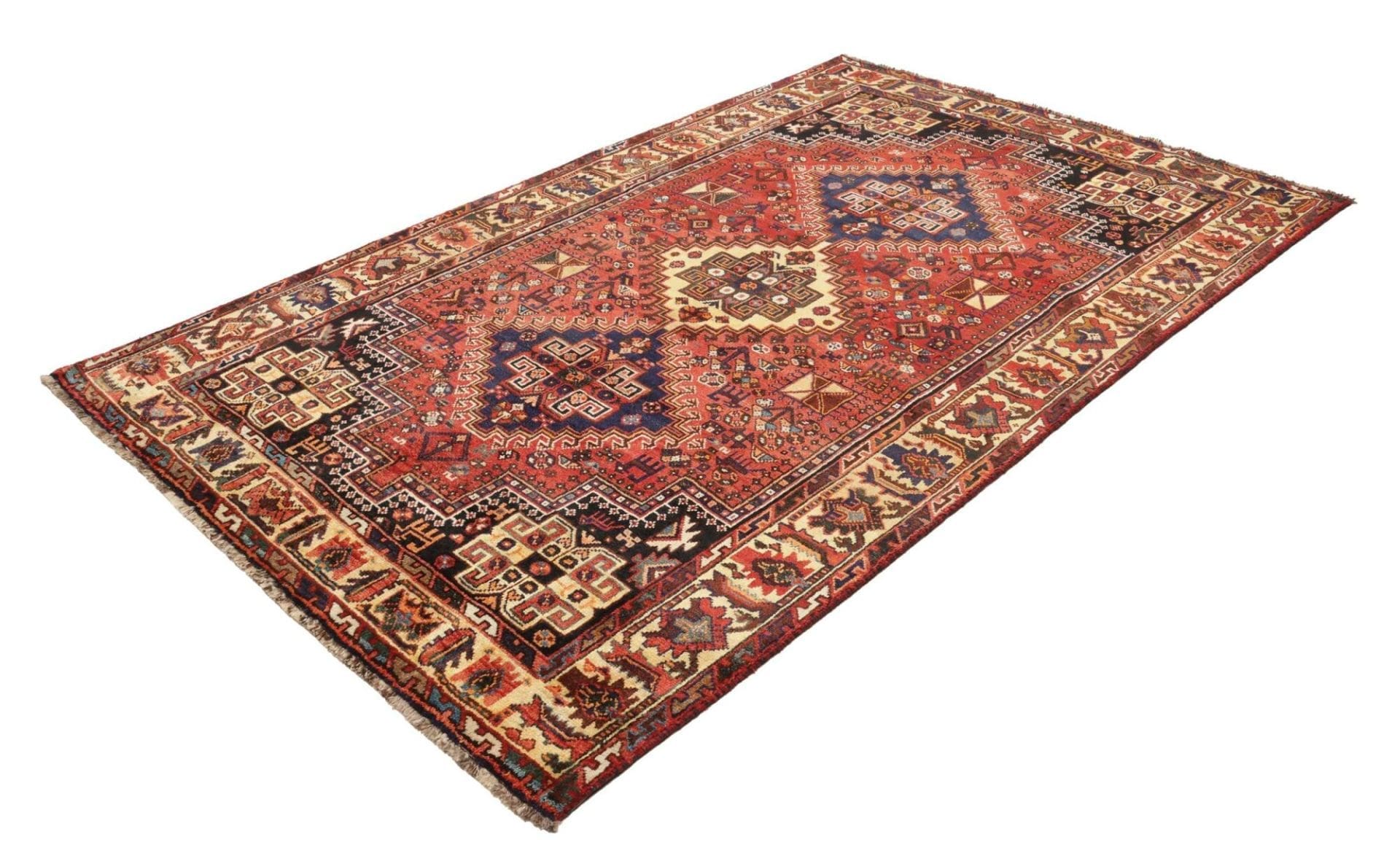 Shiraz Perserteppich 171 × 258 cm aus Wolle, handgeknüpft
